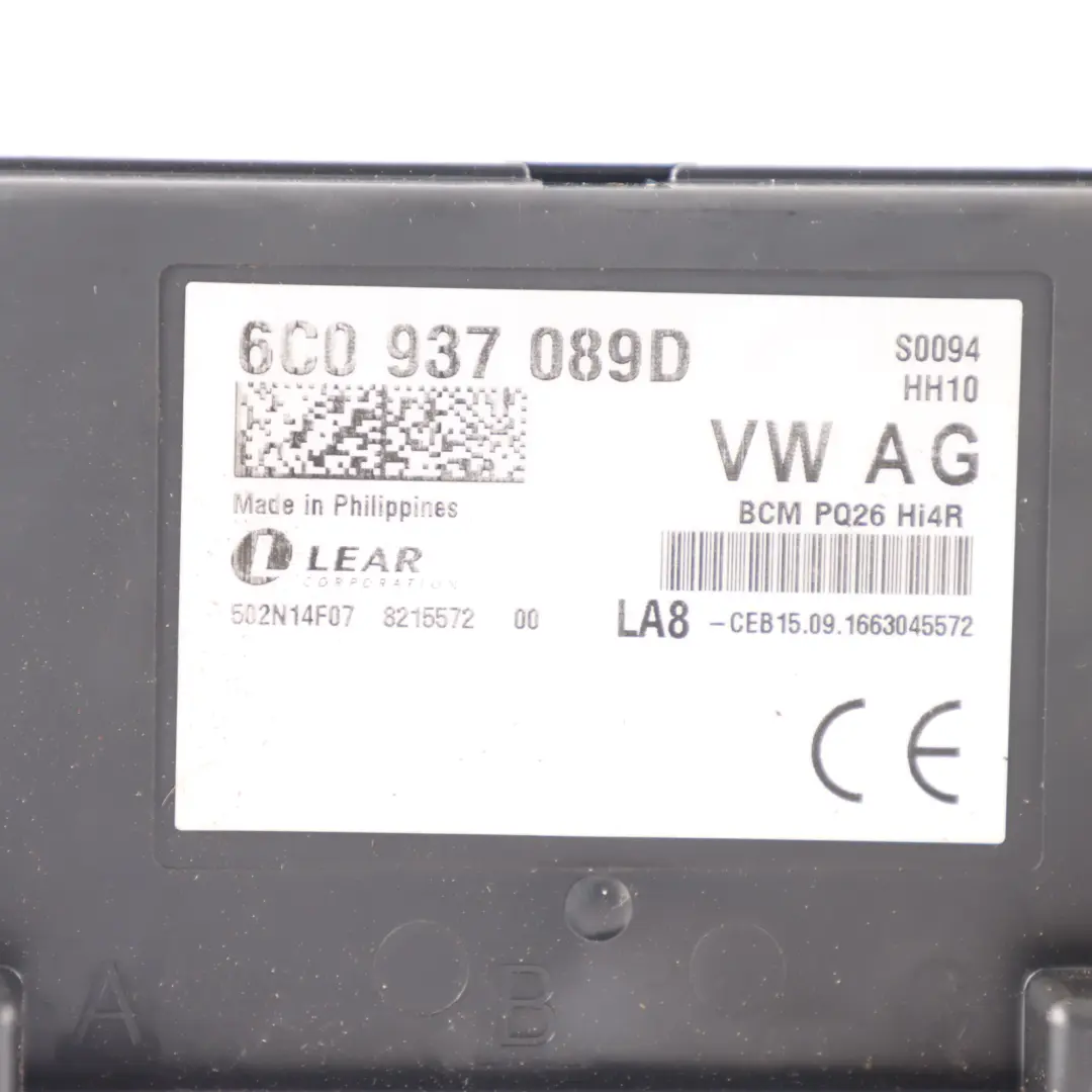 6J Central Body Comfort BCM Interface Module Seat Ibiza - SKU 6C0937089D - Part number 6C0937089D