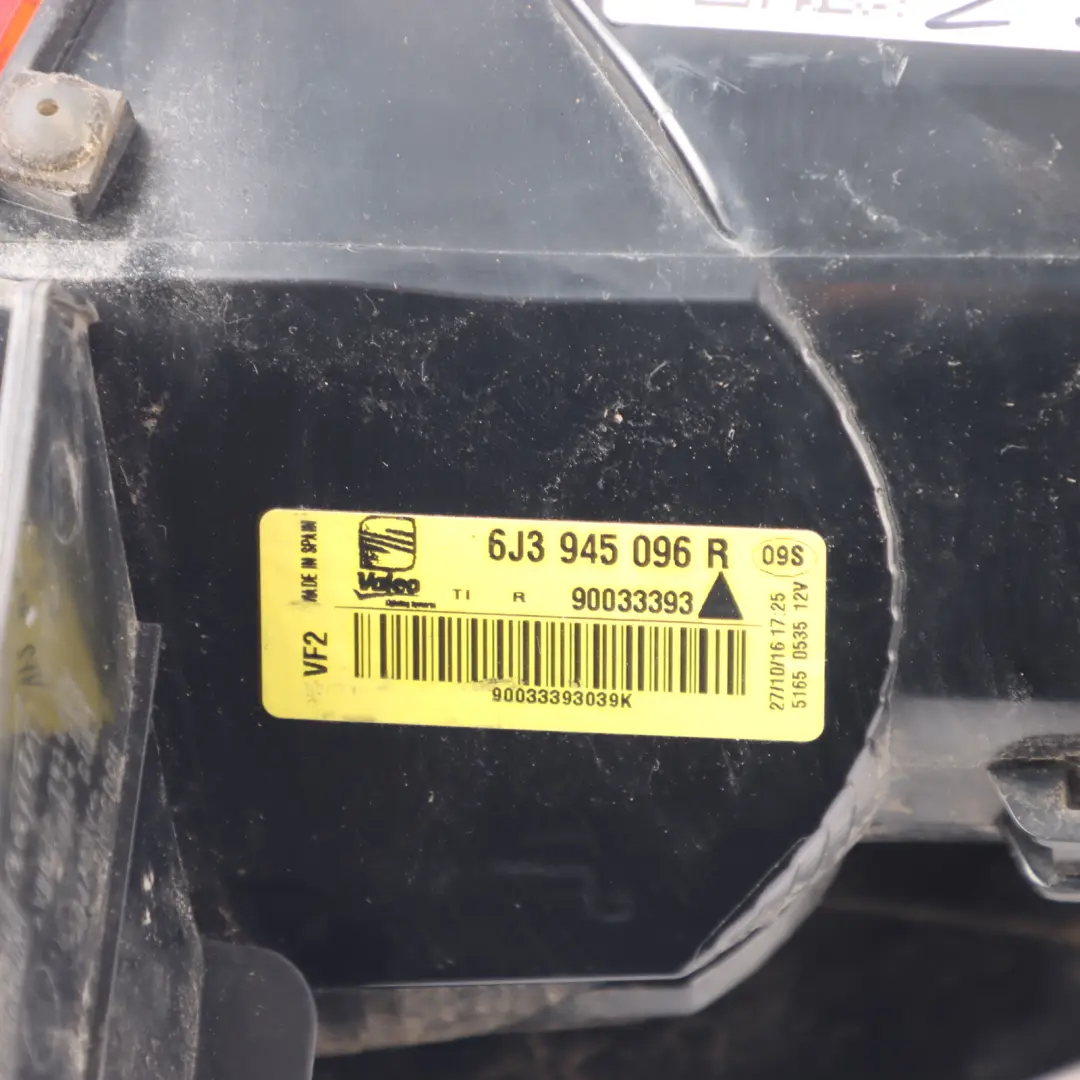 6J 3D Rear Trunk Boot Right O/S Tailgate Lamp Light LED Seat Ibiza - SKU 6J3945096R - Part number 6J3945096R