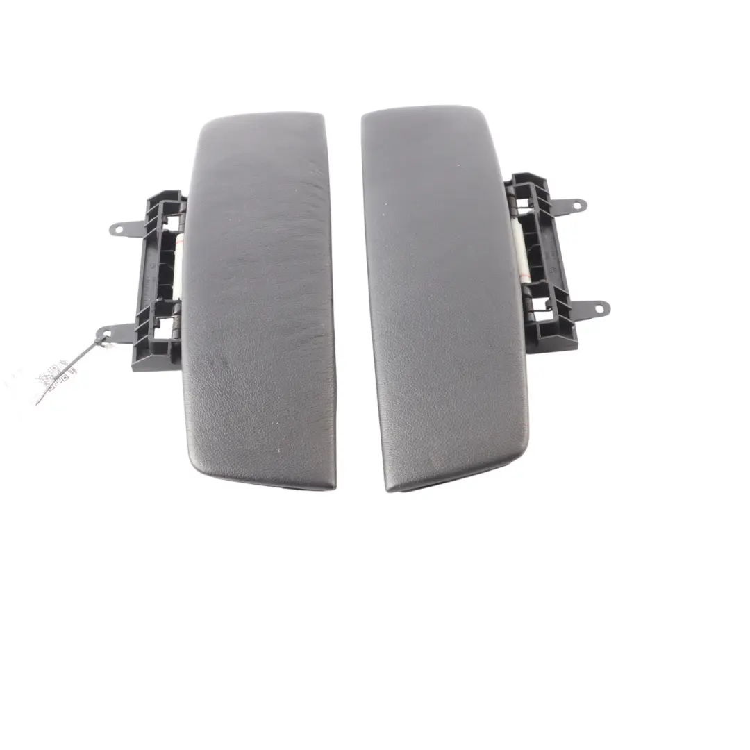 Centre Armrest Cover BMW E65 E66 E67 Front Leather Schwarz Black Set 