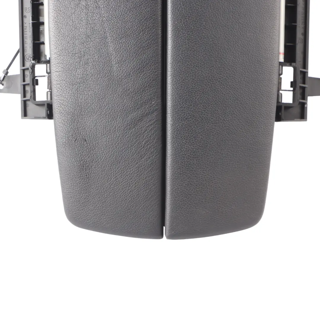 Centre Armrest Cover BMW E65 E66 E67 Front Leather Schwarz Black Set 