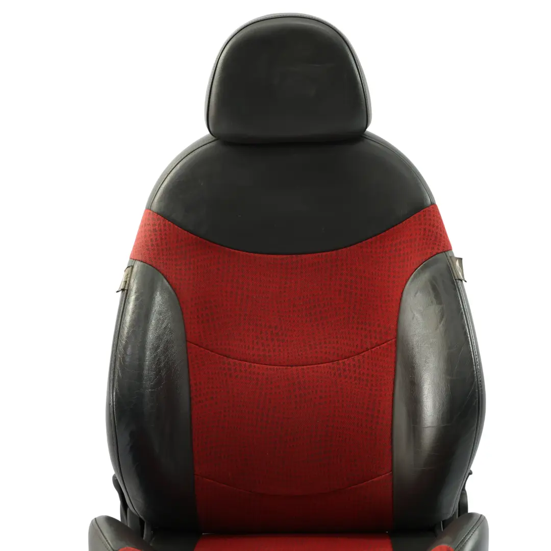 Front Sport Seat Left N/S Kaleido Cloth Leather Tartan Red Mini Cooper One R50 - SKU 7073011-1 - Part number 7073011