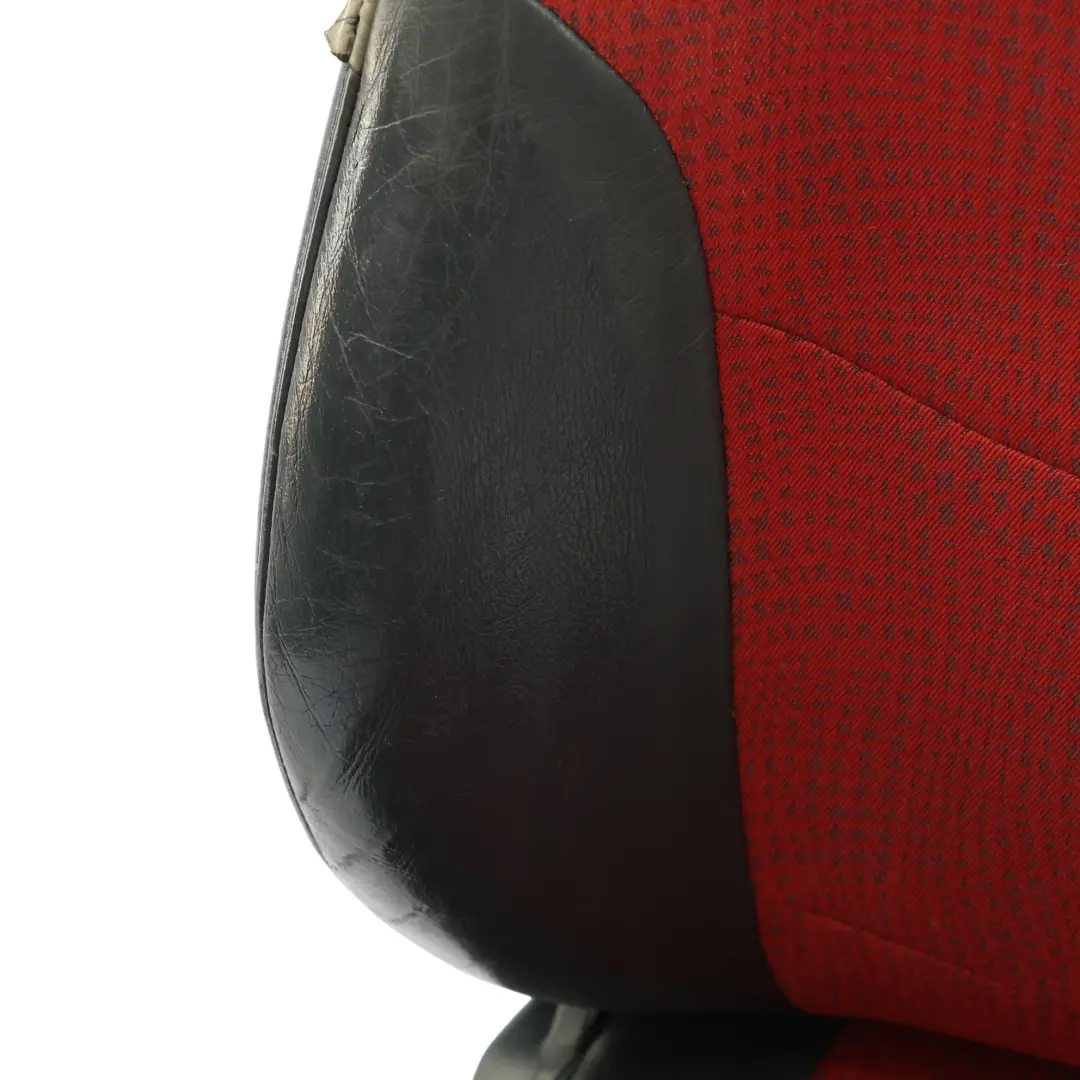 Front Sport Seat Left N/S Kaleido Cloth Leather Tartan Red Mini Cooper One R50 - SKU 7073011-1 - Part number 7073011
