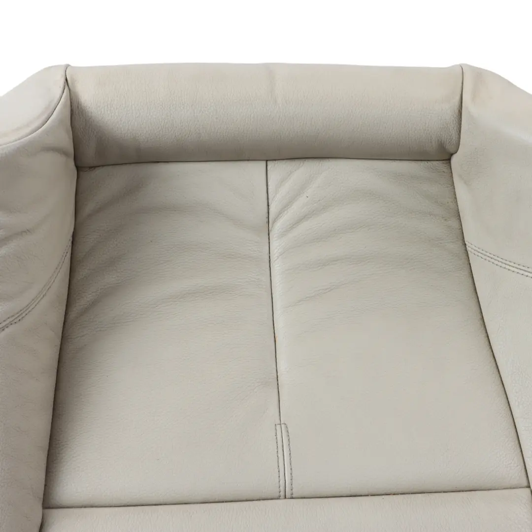 BMW E63 E64 Rear Seat Cover Sofa Bench Cream Beige Leather Dakota Back Seat