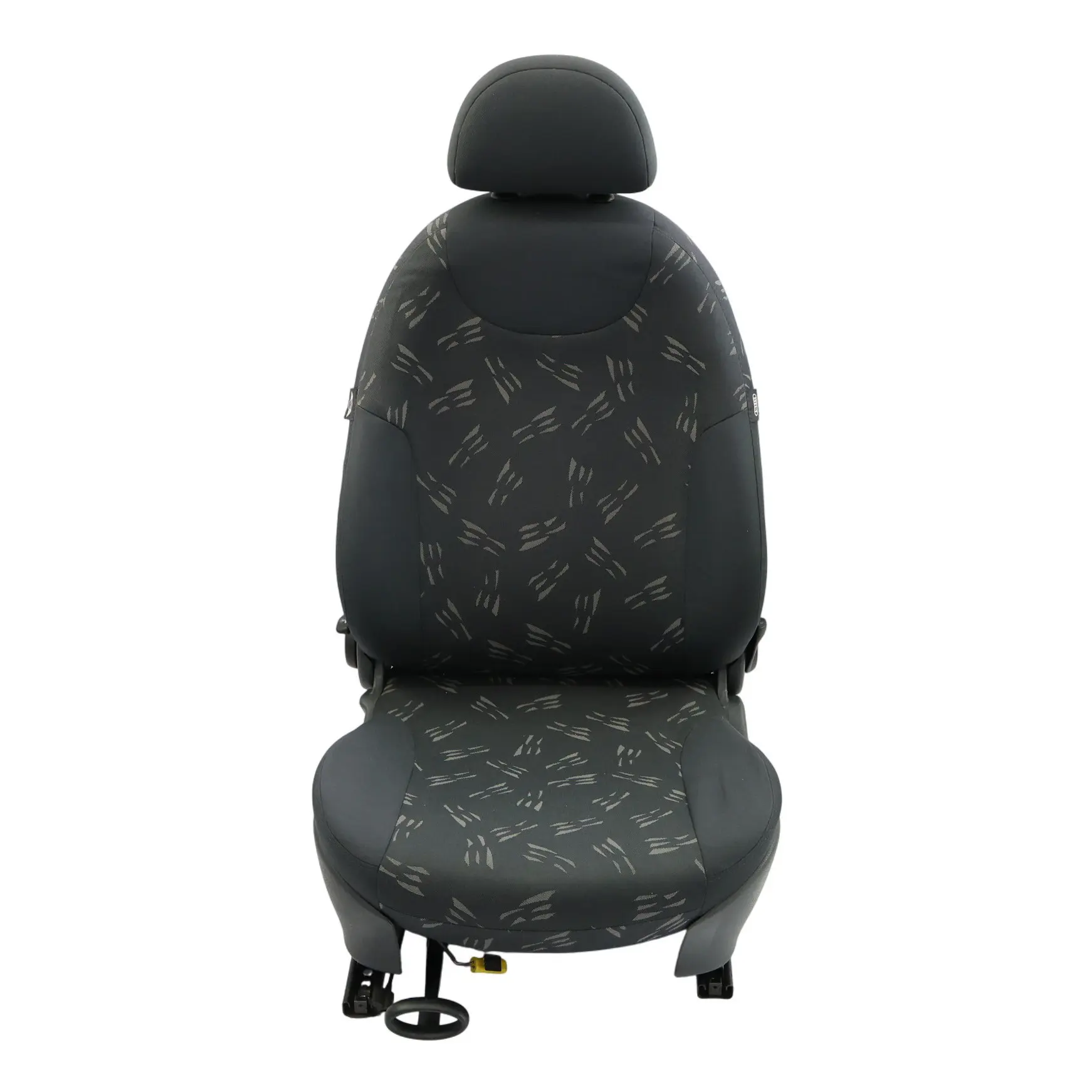 Mini Cabrio R52 Siège Avant Droit En Tissu Noir Panthère