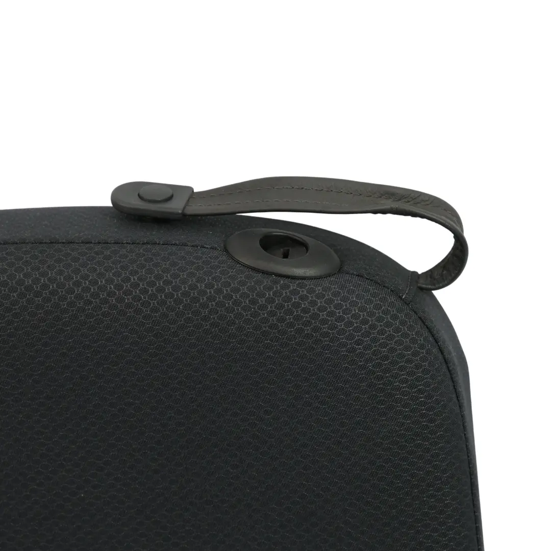 BMW Mini Cabrio R52 Rear Left N/S Cloth / Leather Molette Seat Backrest Black