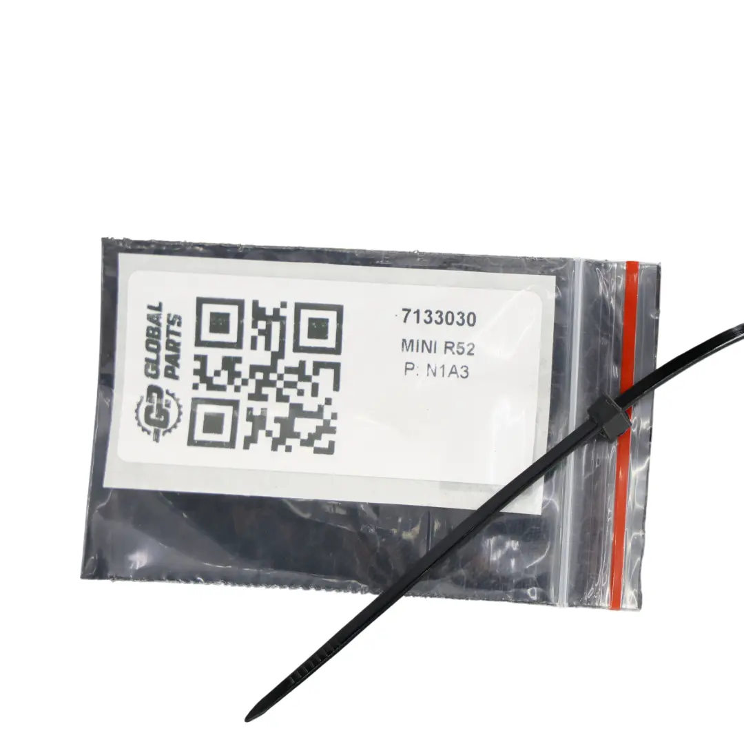 Trasero Derecho Tela / Cuero Molette Respaldo Asiento Negro Mini Cabrio R52 - SKU 7133030 - Número de pieza 7133030