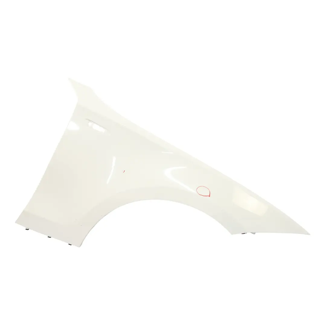 Pannello Laterale BMW E81 E87 Parafango Anteriore Destro Alpinweiss Bianco - 300