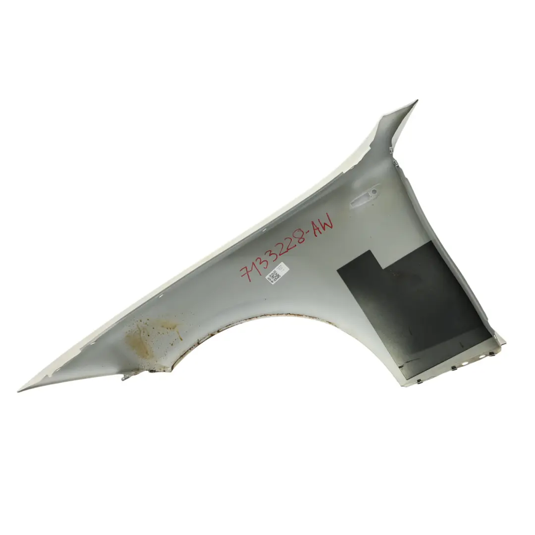 Pannello Laterale BMW E81 E87 Parafango Anteriore Destro Alpinweiss Bianco - 300