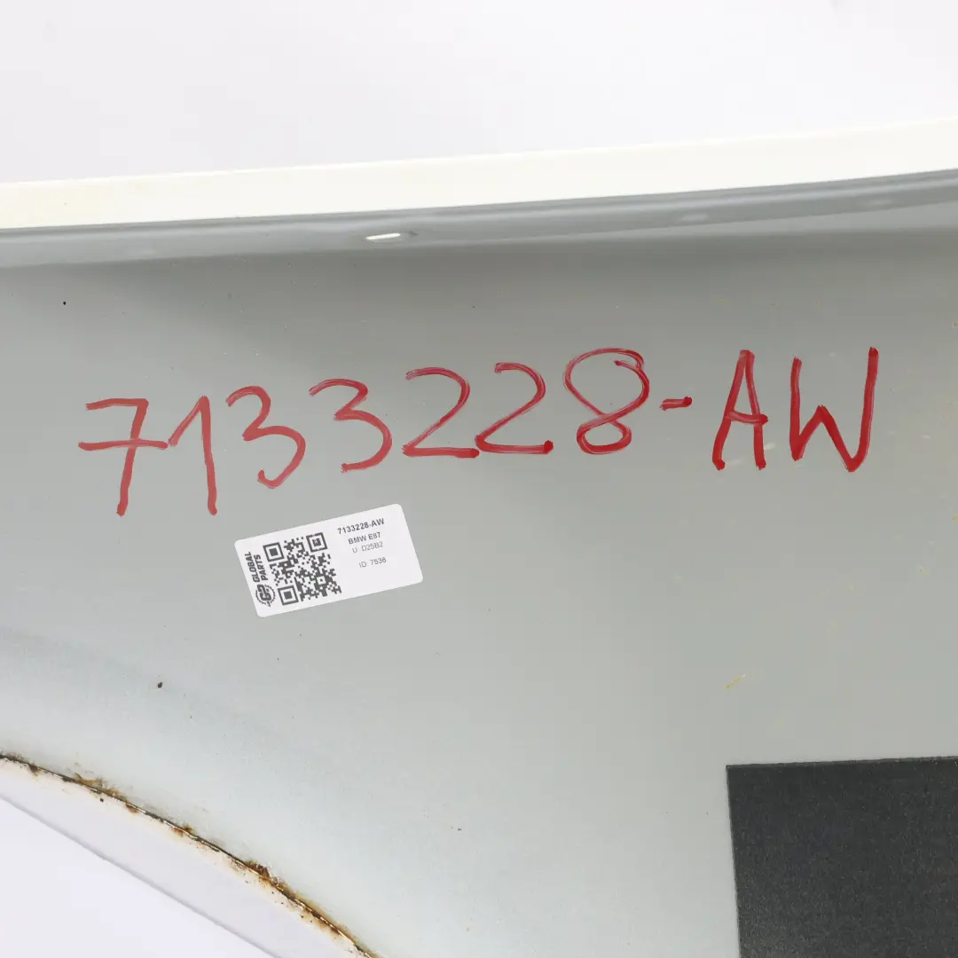 Pannello Laterale BMW E81 E87 Parafango Anteriore Destro Alpinweiss Bianco - 300