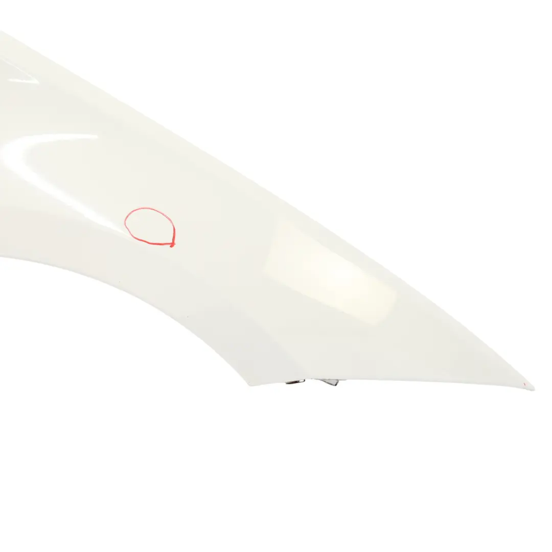 Pannello Laterale BMW E81 E87 Parafango Anteriore Destro Alpinweiss Bianco - 300