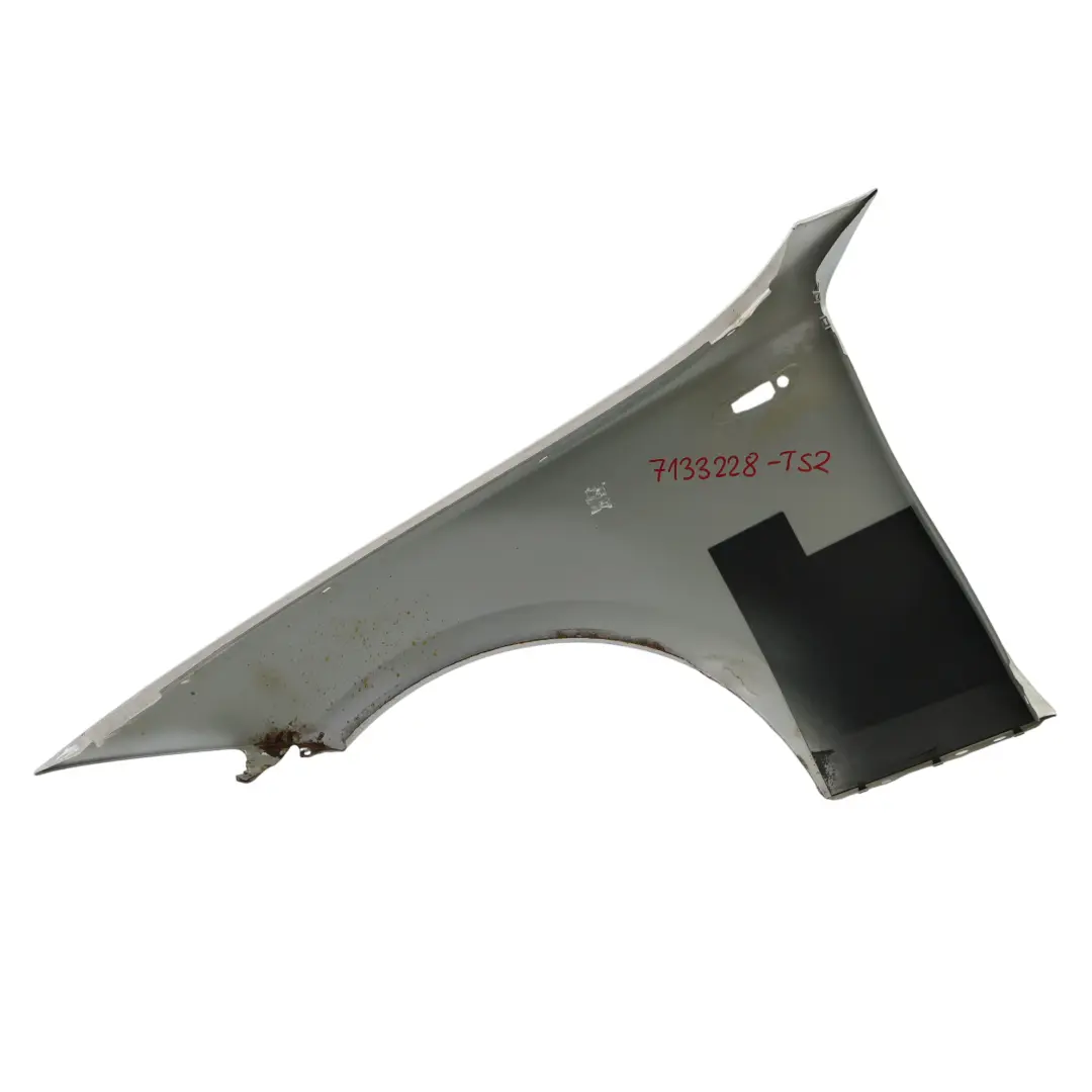 BMW E81 E87 Side Panel Fender Wing Front Right O/S Titansilber Silver - 354