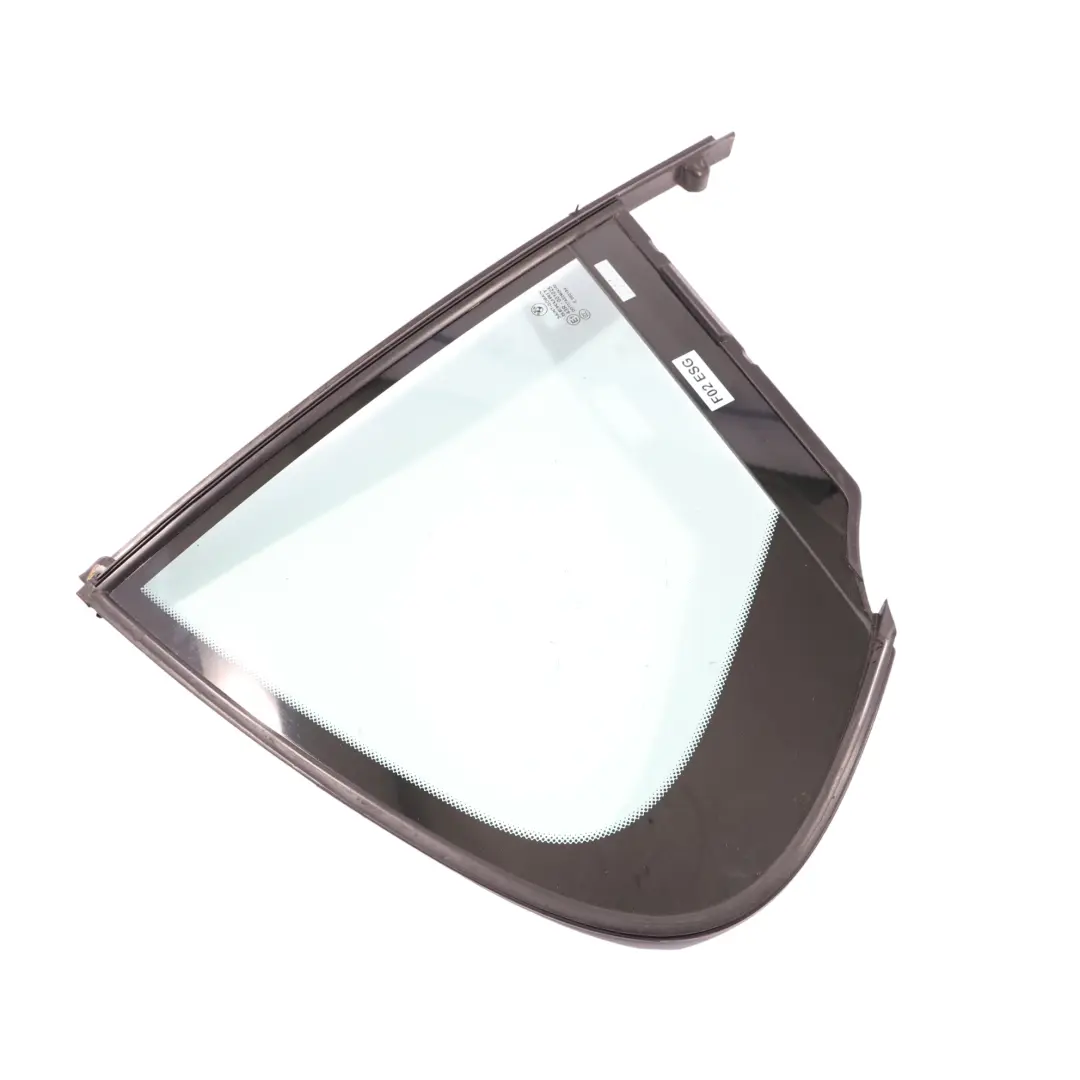 BMW F02 Side Window Glass Rear Right Door O/S Fixed Green Glazing AS2 7177850