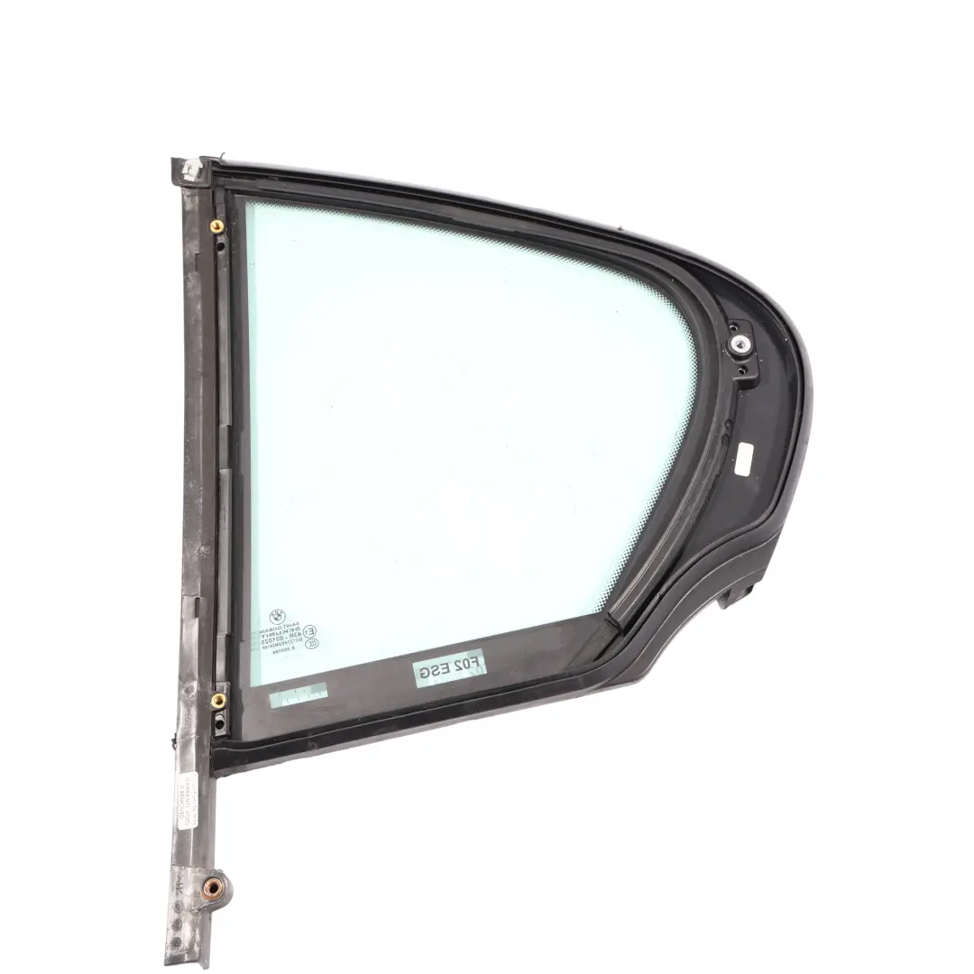 BMW F02 Side Window Glass Rear Right Door O/S Fixed Green Glazing AS2 7177850