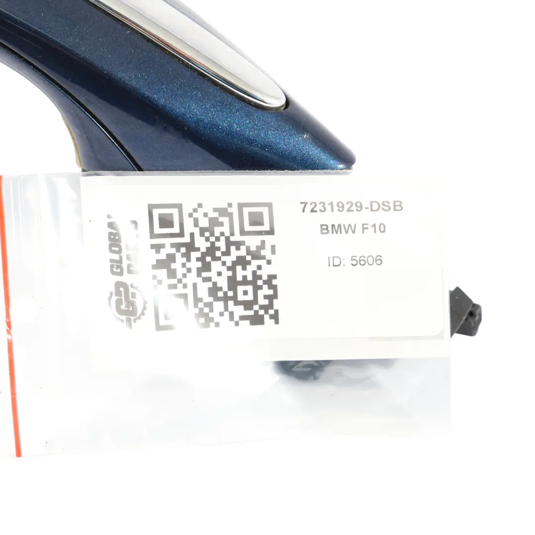 Poignée Porte Extérieure Avant Gauche Tiefseeblau A76 BMW F01 F10 F11 - SKU 7231929-DSB - Numéro de pièce 7231929