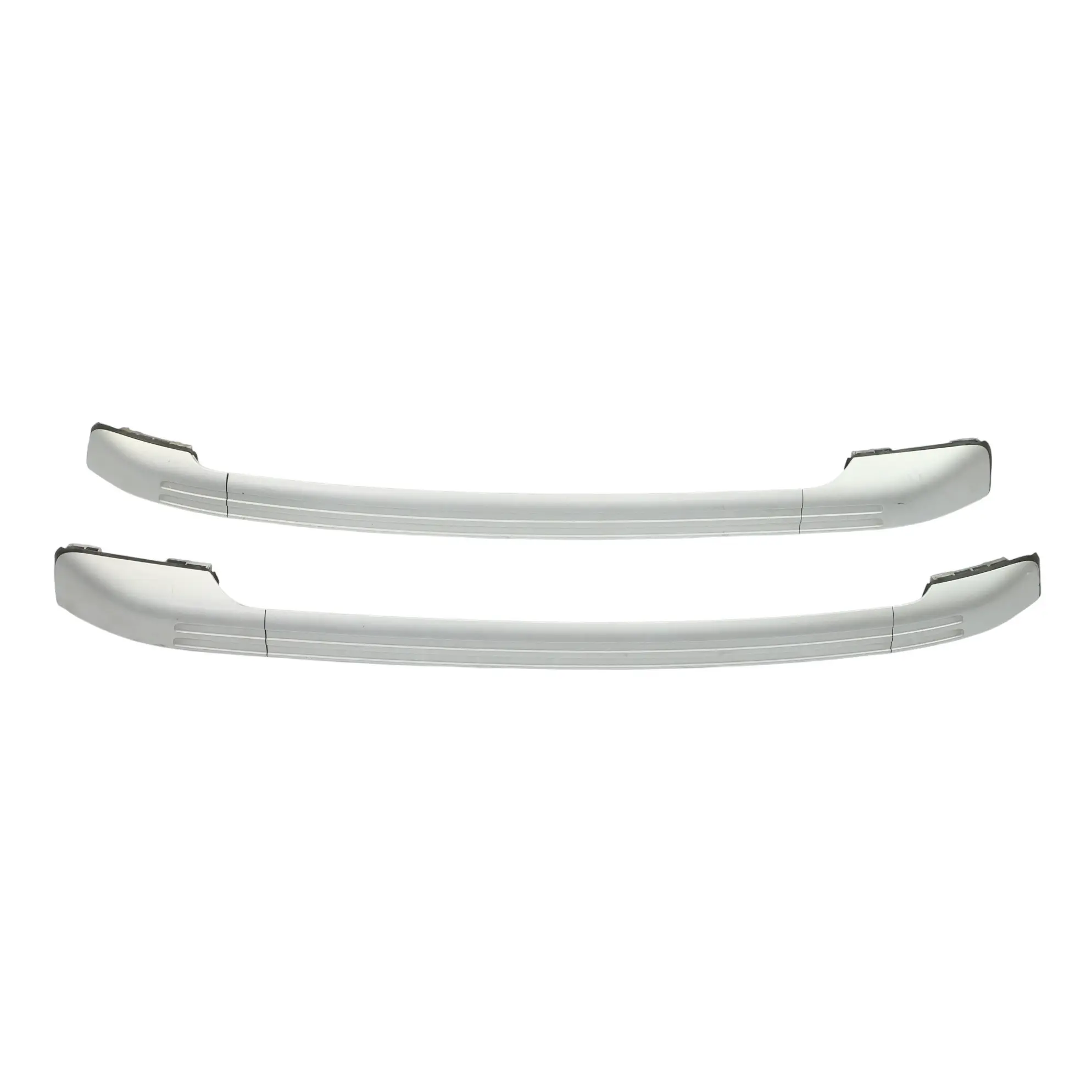 BMW X6 E71 Dachreling Links Rechts Gepäckträger Set Silber