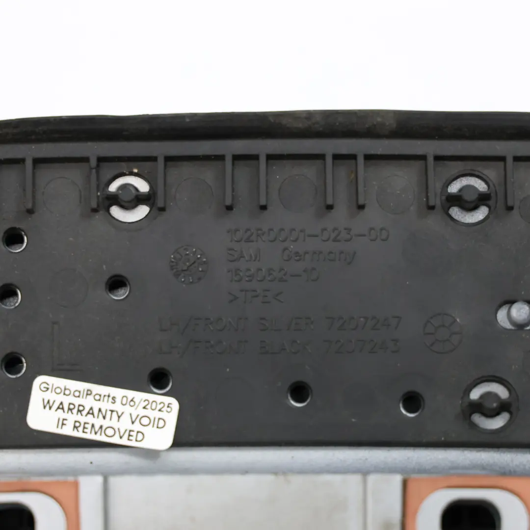Roof Railing Left Right N/O/S Luggage Compartment Rack Set Silver BMW X6 E71 - SKU 7237135-1 - Part number 7237135