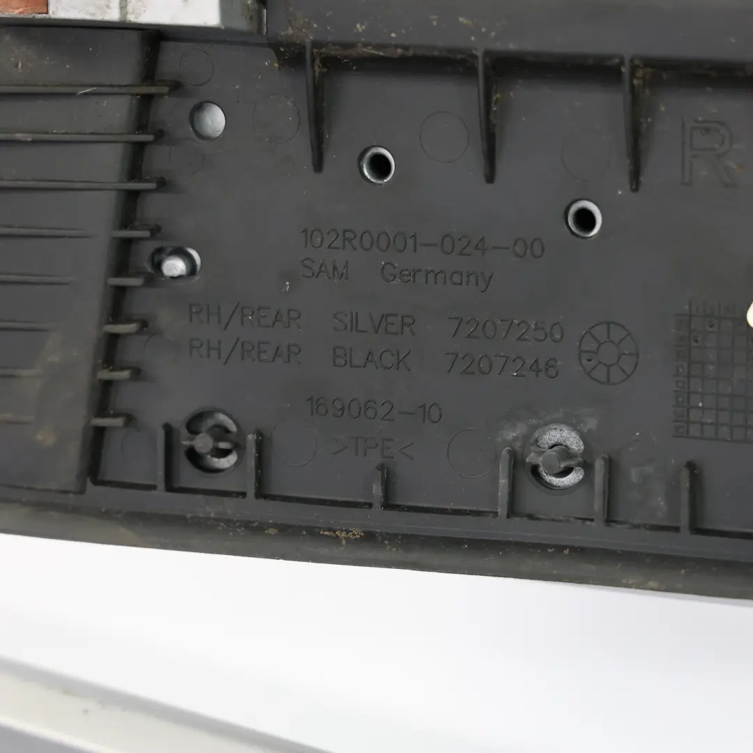 Roof Railing Left Right N/O/S Luggage Compartment Rack Set Silver BMW X6 E71 - SKU 7237135-1 - Part number 7237135