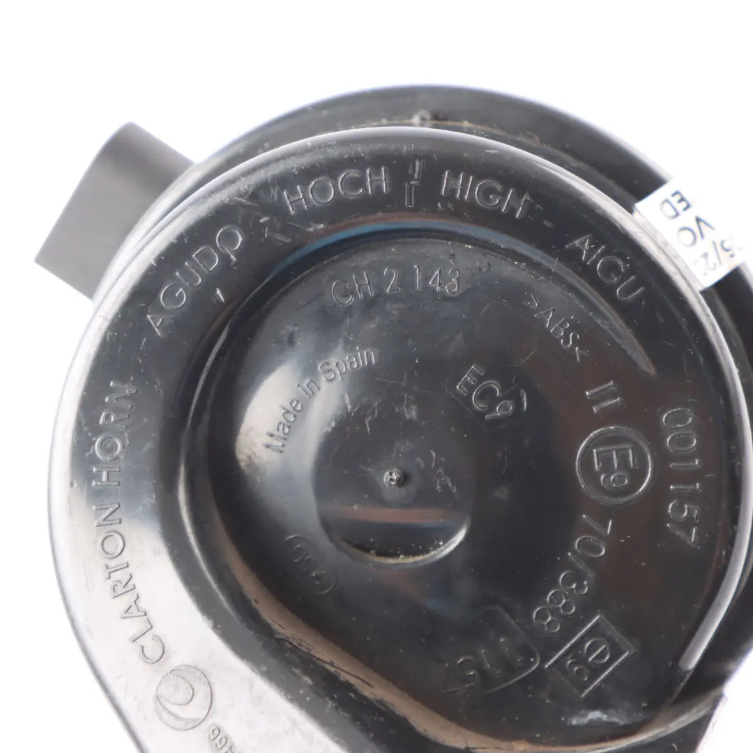 BMW F01 F06 F12 Horn Snail Signal Fanfare Siren High Pitch 510Hz 12V 7284482