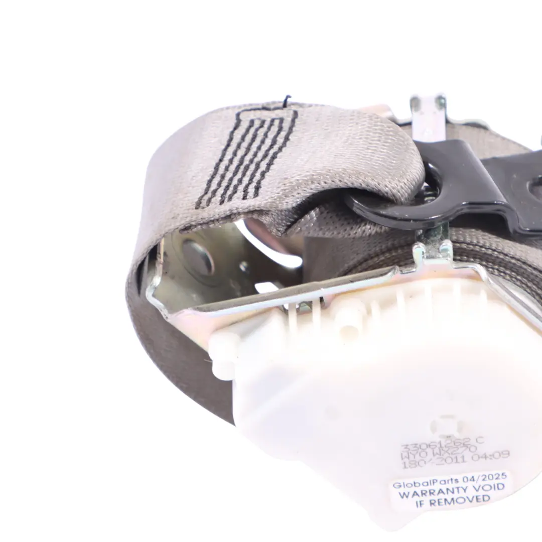 BMW F11 Touring Cinturón Seguridad Trasero Izquierdo Everest Gris 7285871