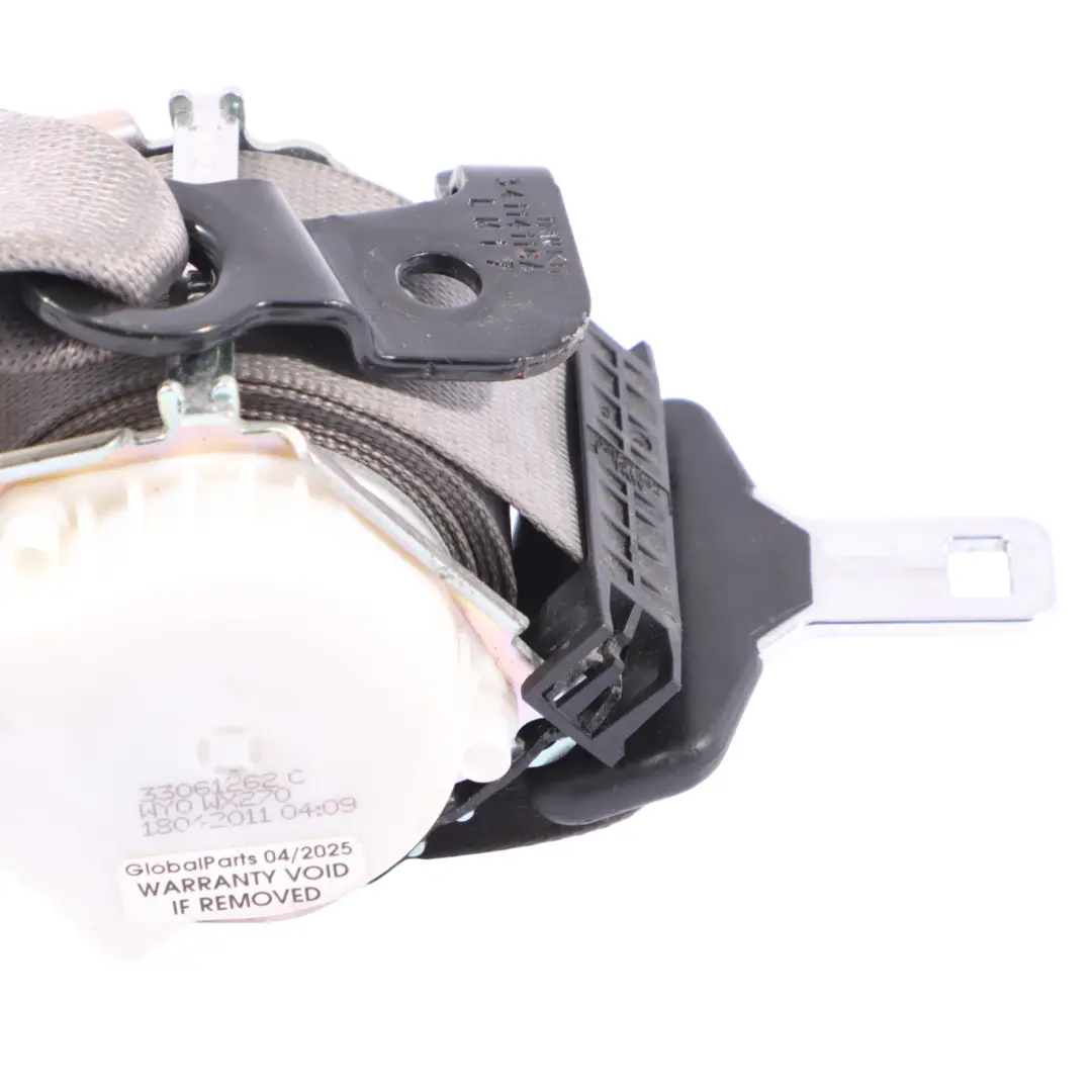 BMW F11 Touring Cinturón Seguridad Trasero Izquierdo Everest Gris 7285871