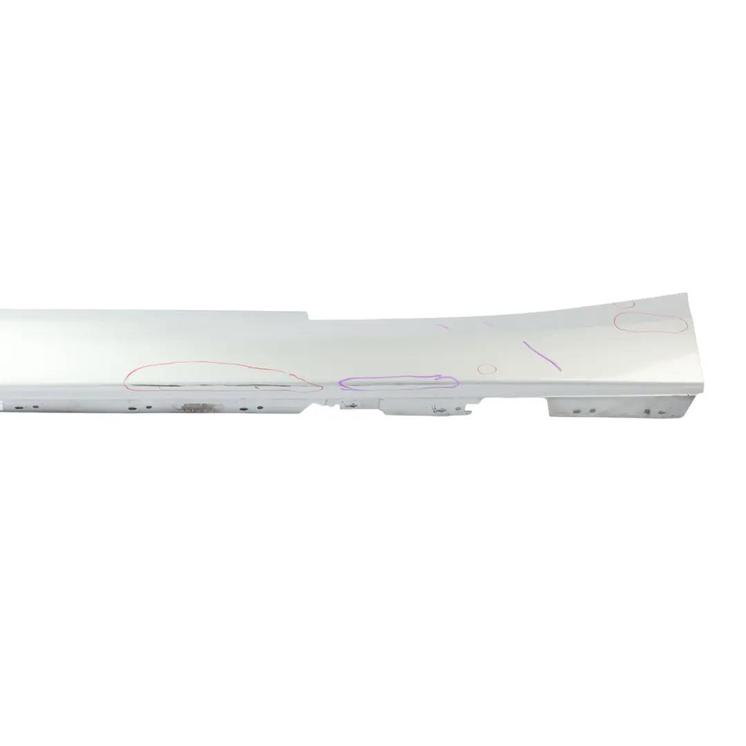 Side Skirt BMW F21 F22 F23 Sill Strip Left N/S Glacier Silber Silver - A83  - SKU 7293543-GSB - Part number 7293543