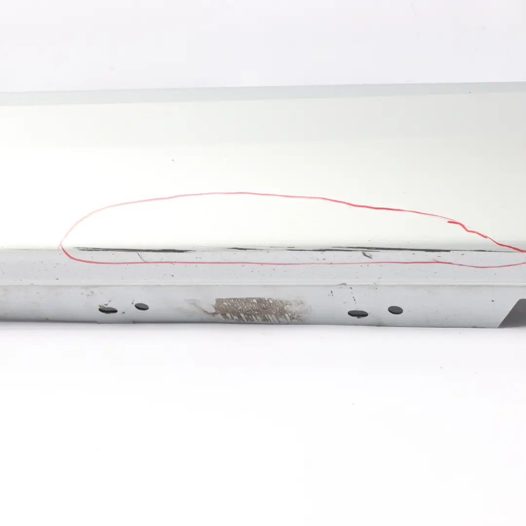 Side Skirt BMW F21 F22 F23 Sill Strip Left N/S Glacier Silber Silver - A83  - SKU 7293543-GSB - Part number 7293543