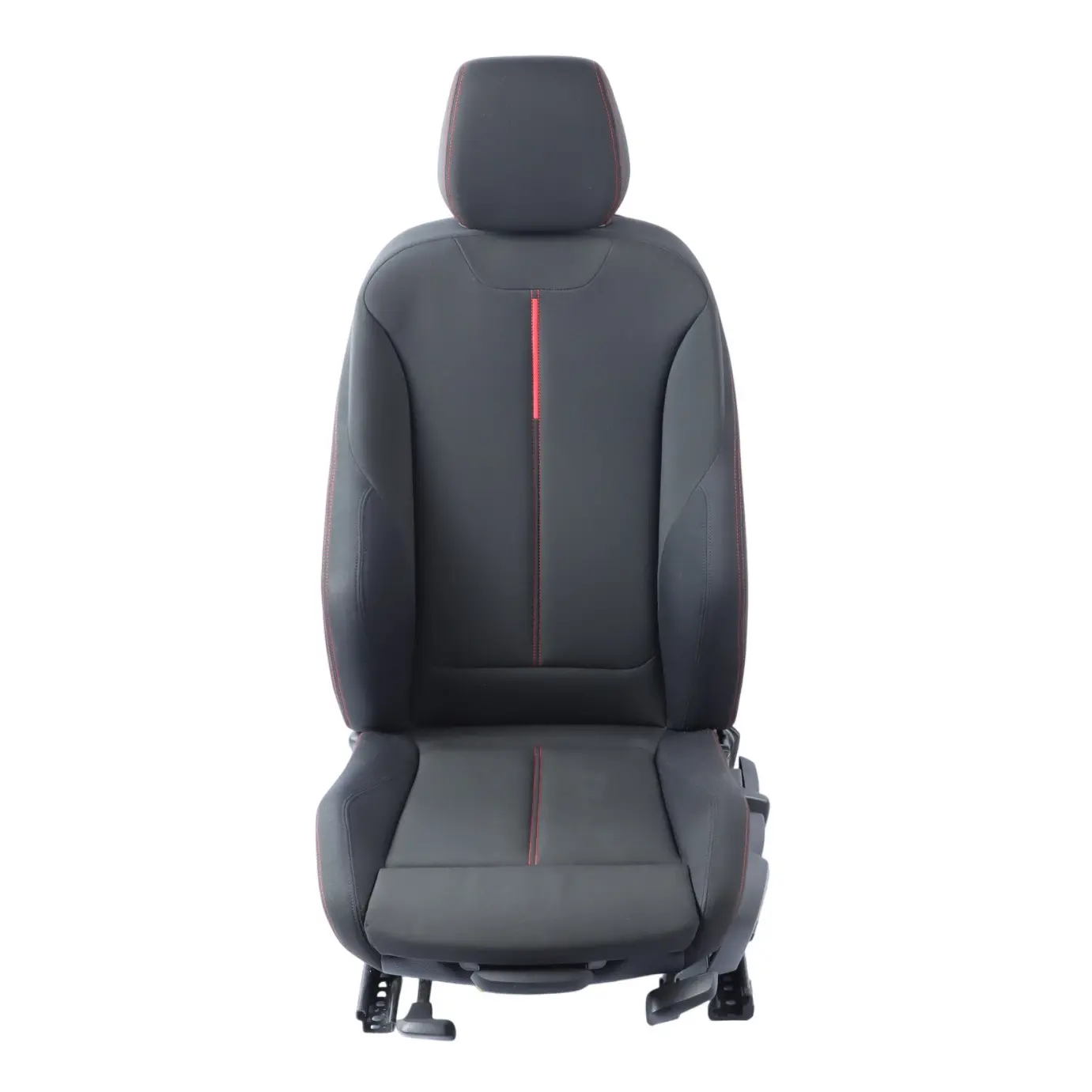 BMW F20 Sport Cloth Fabric Track / Anthracite Red Front Left N/S Seat