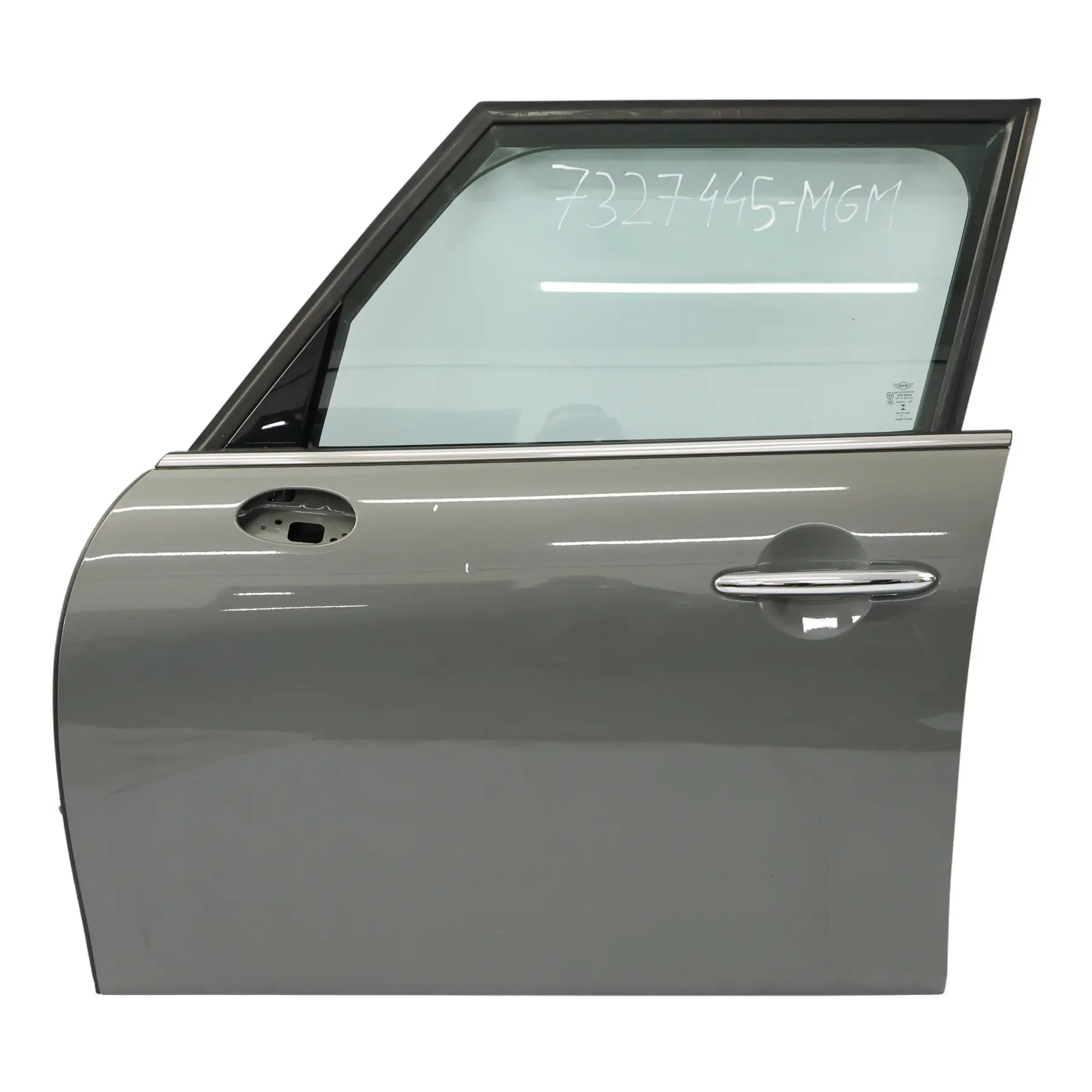 Mini F55 Door Front Left N/S Covering Panel Moonwalk Grey Metallic - B71