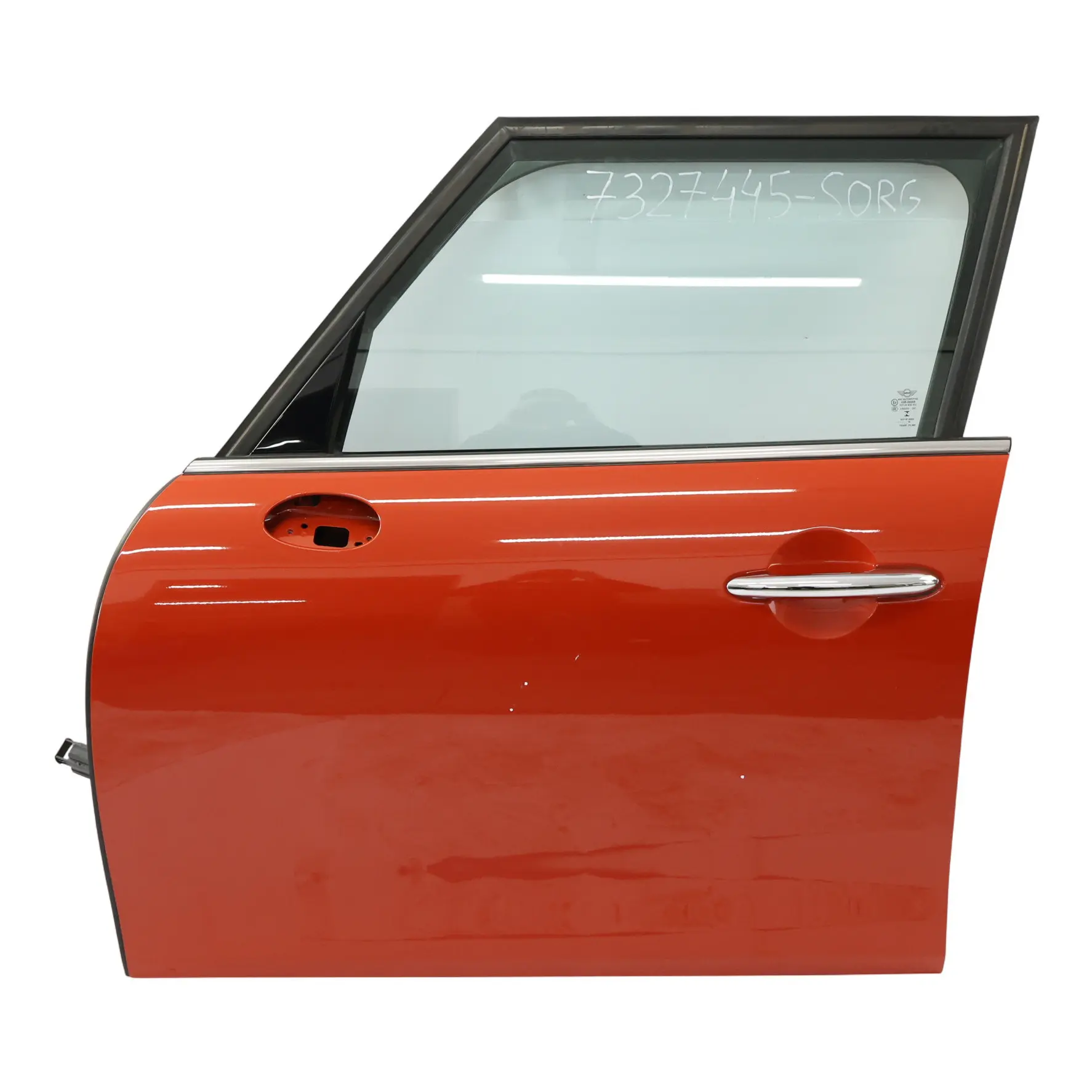 Mini F55 Door Front Left N/S Covering Panel Solaris Orange Metallic - C1B