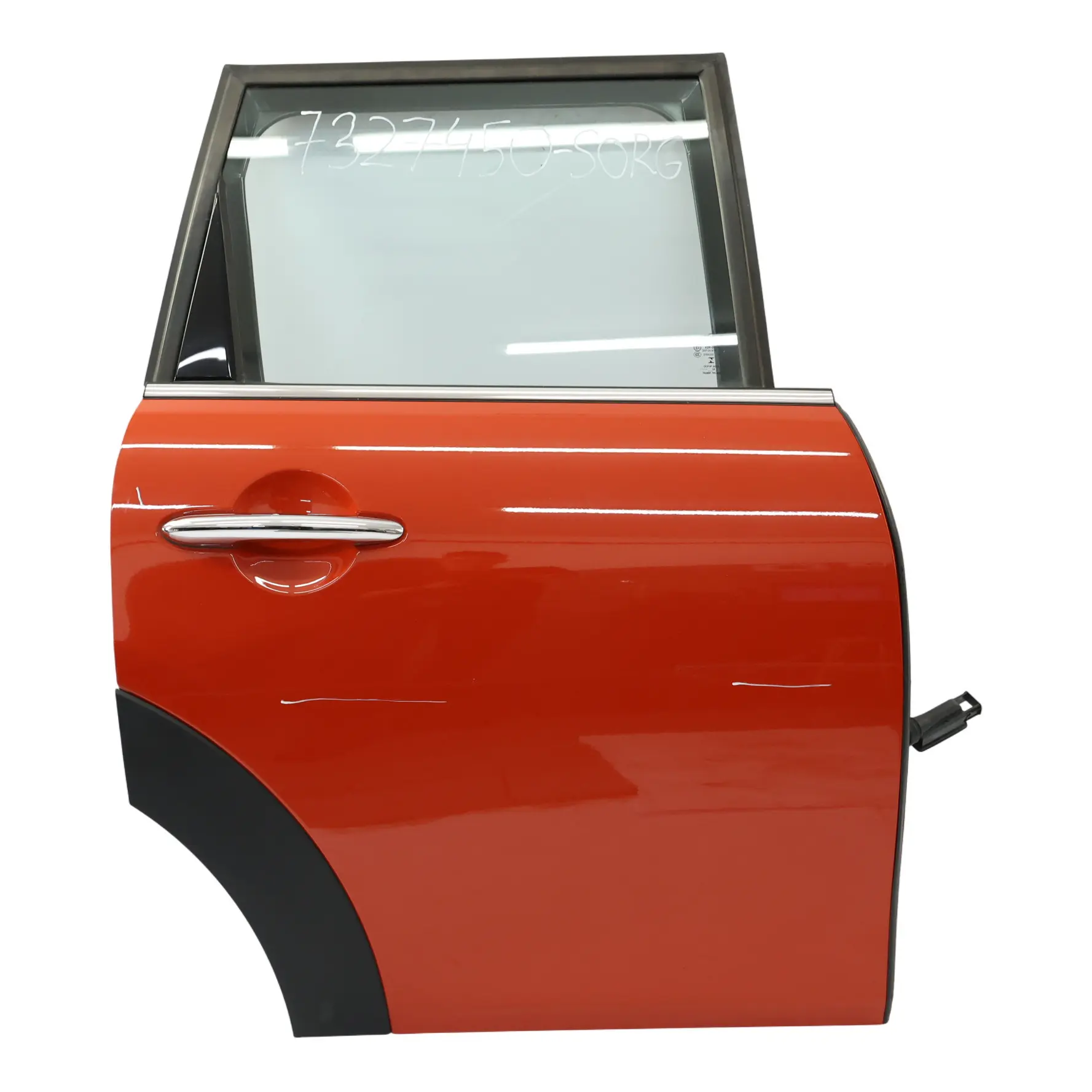 Mini F55 Door Rear Right O/S Covering Panel Solaris Orange Metallic - C1B