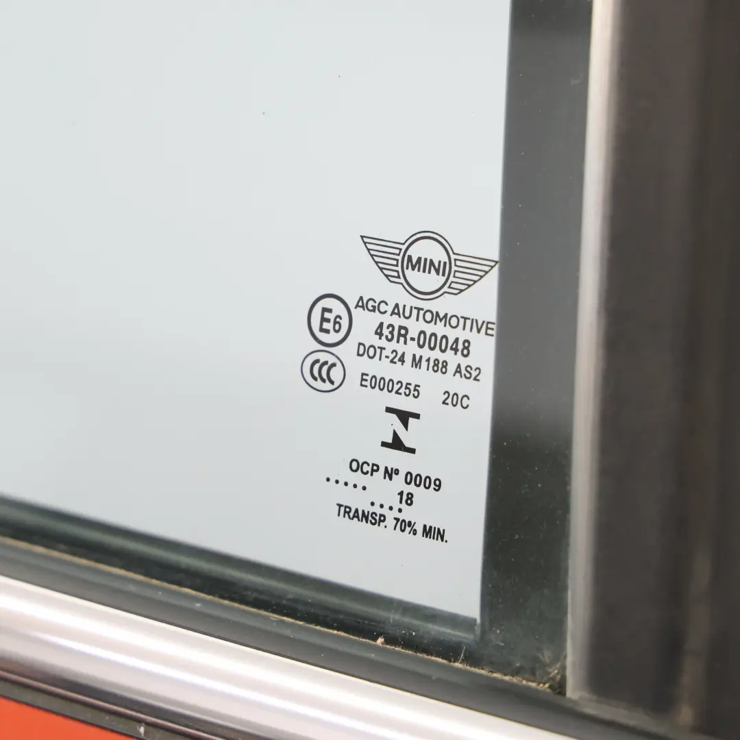 Mini F55 Door Rear Right O/S Covering Panel Solaris Orange Metallic - C1B