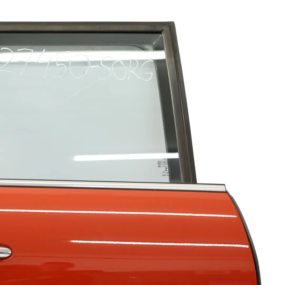 Mini F55 Door Rear Right O/S Covering Panel Solaris Orange Metallic - C1B