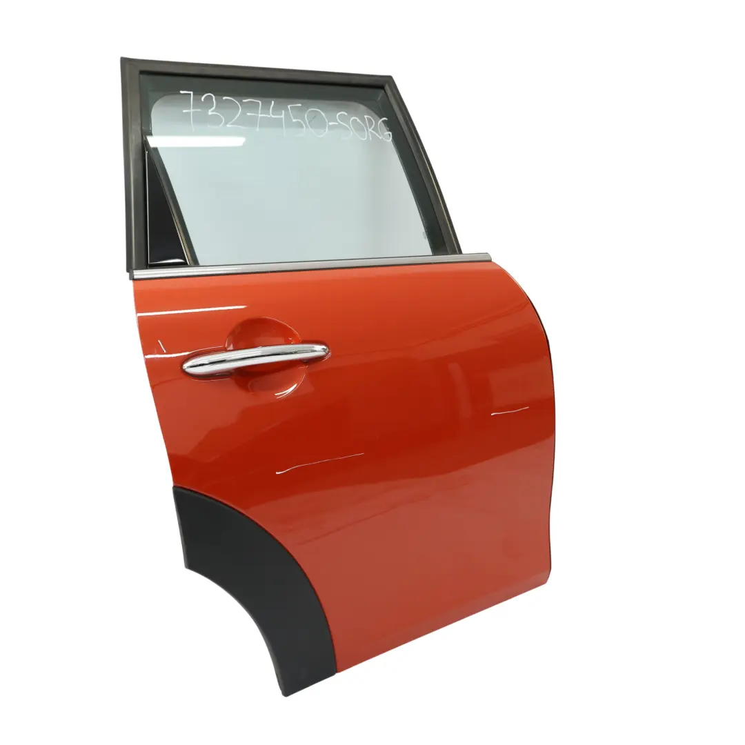 Mini F55 Door Rear Right O/S Covering Panel Solaris Orange Metallic - C1B