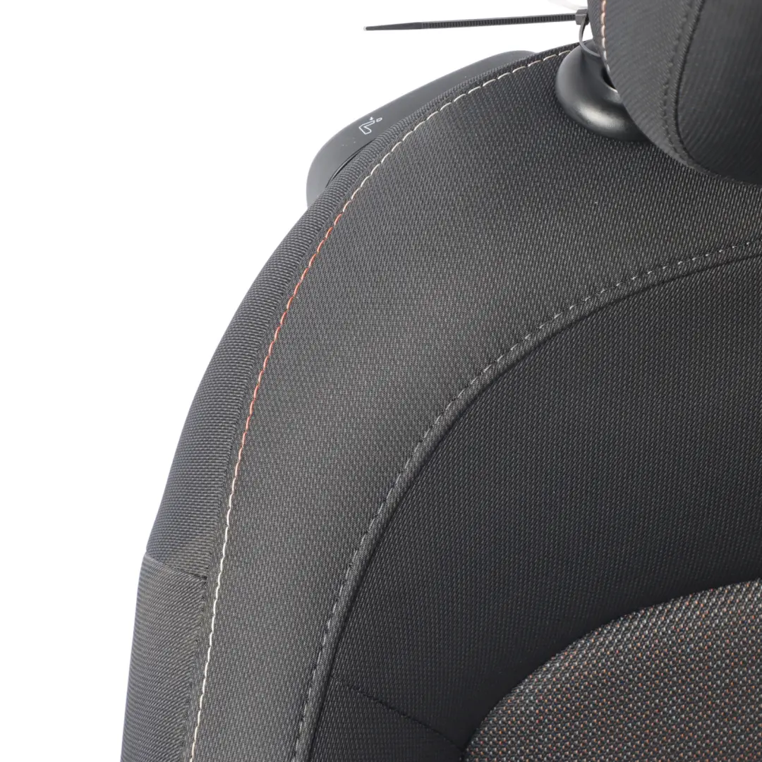 Mini Cooper One F56 Vorne Rechts Sitz Stoff Firework / Carbon Black Schwarz