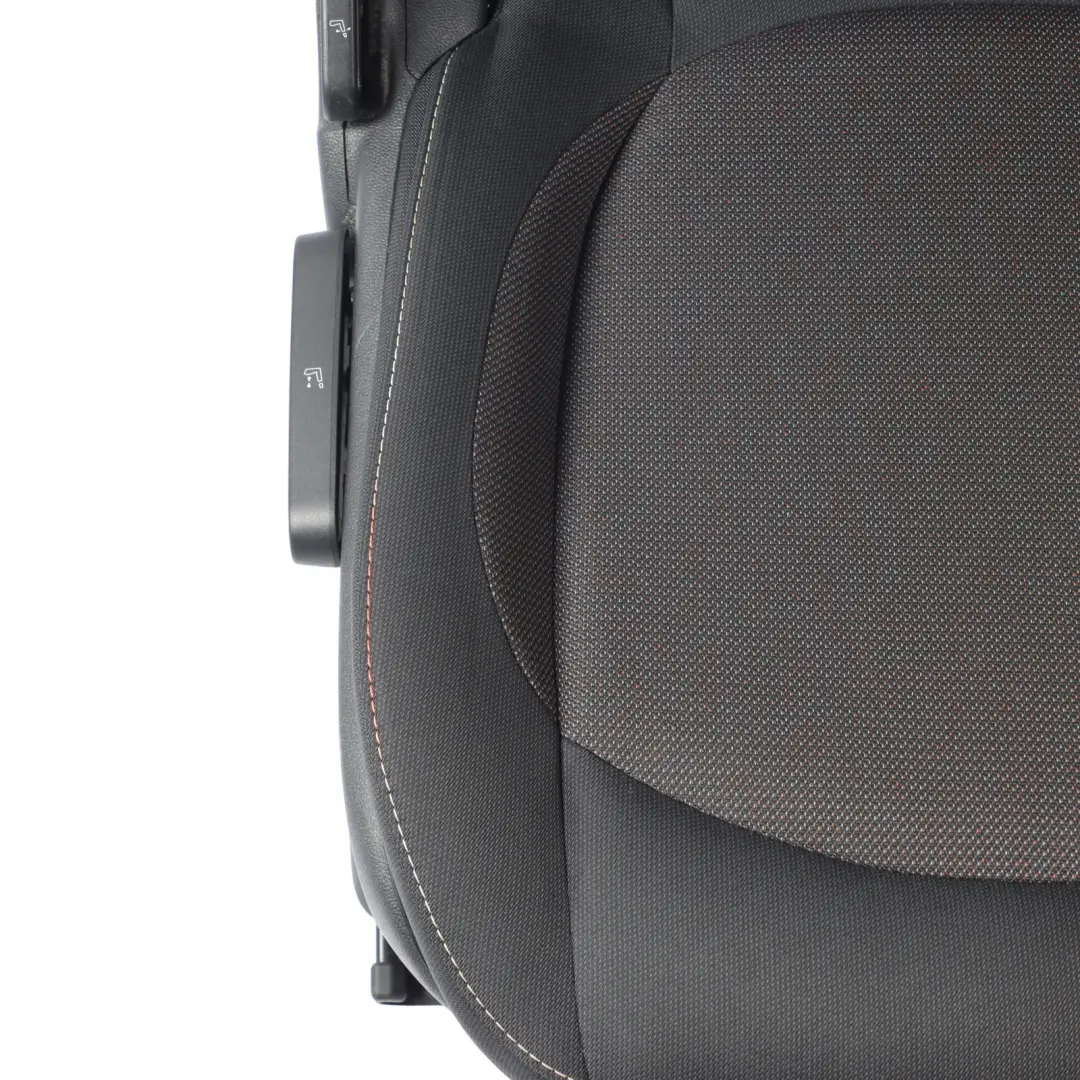 Mini Cooper One F56 Vorne Rechts Sitz Stoff Firework / Carbon Black Schwarz
