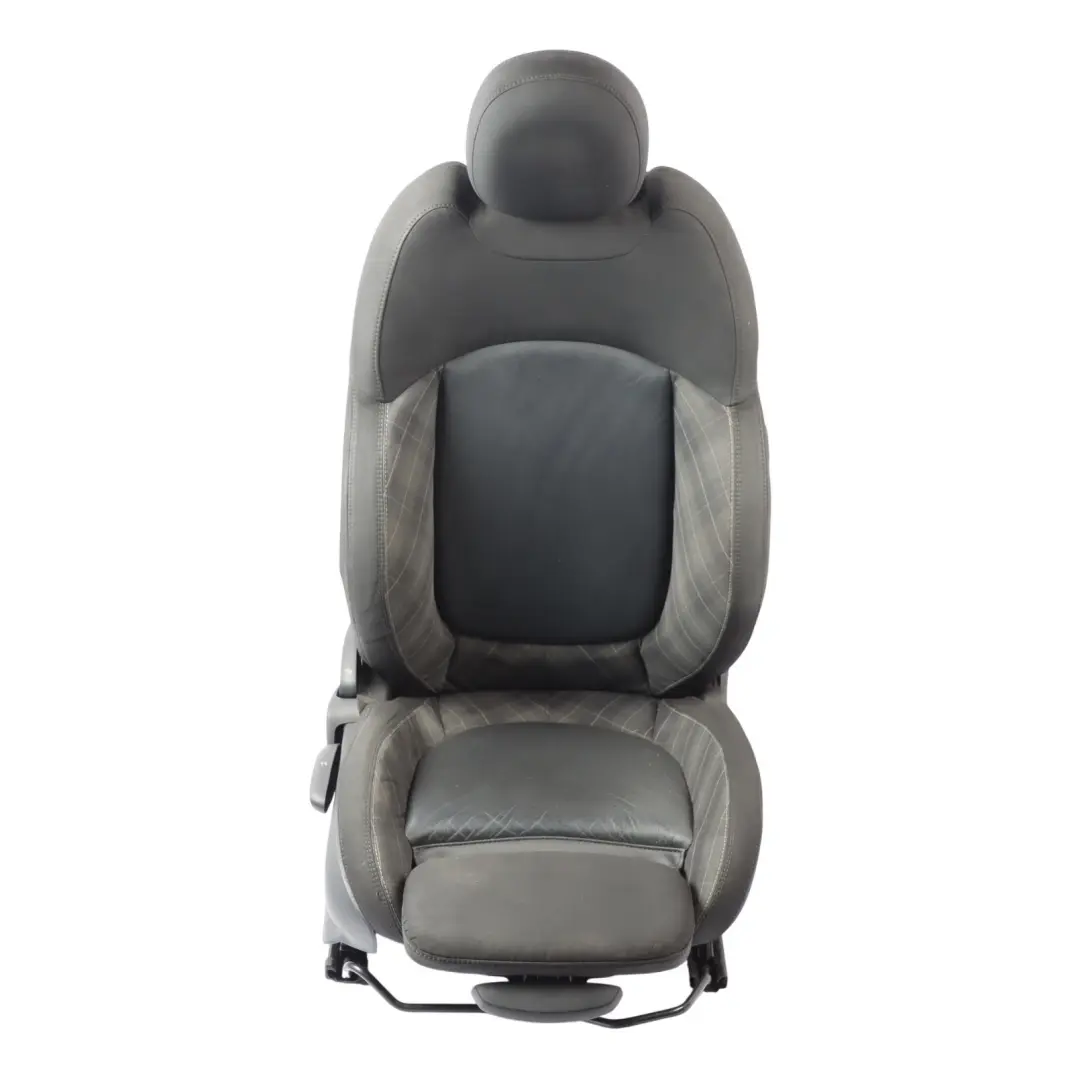 Mini F56 Front Sport Seat Heated Right O/S Fabric Leather Diamond Black