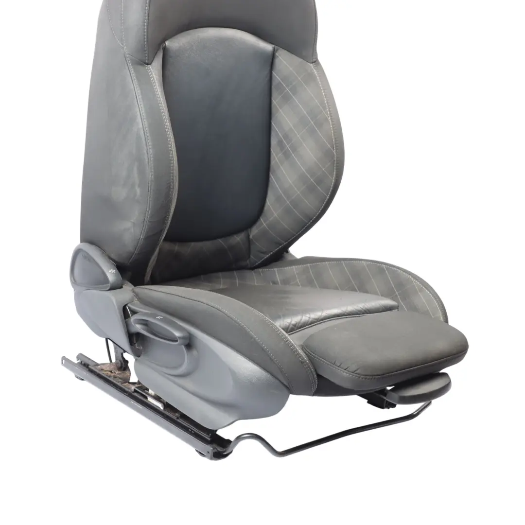 Mini F56 Front Sport Seat Heated Right O/S Fabric Leather Diamond Black