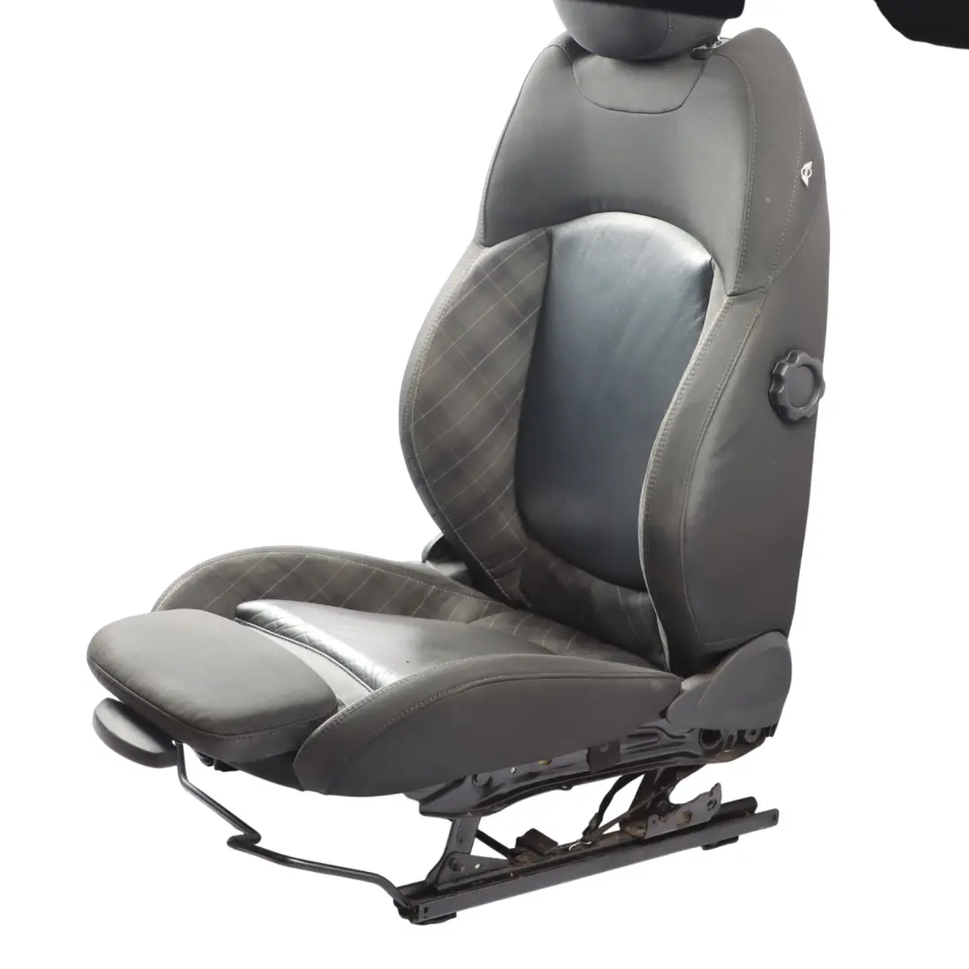 Mini F56 Front Sport Seat Heated Right O/S Fabric Leather Diamond Black