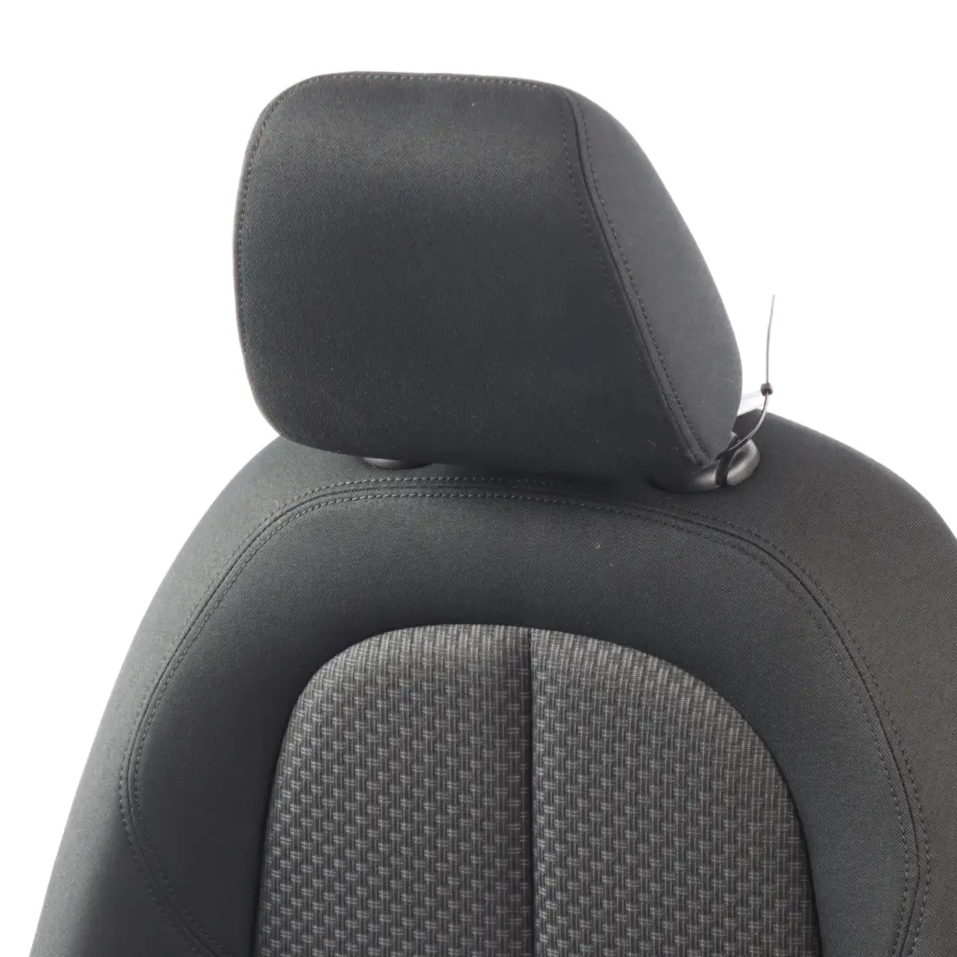 Front Seat BMW F45 X1 F48 Interior Right O/S Cloth Fabric Grid Anthracite