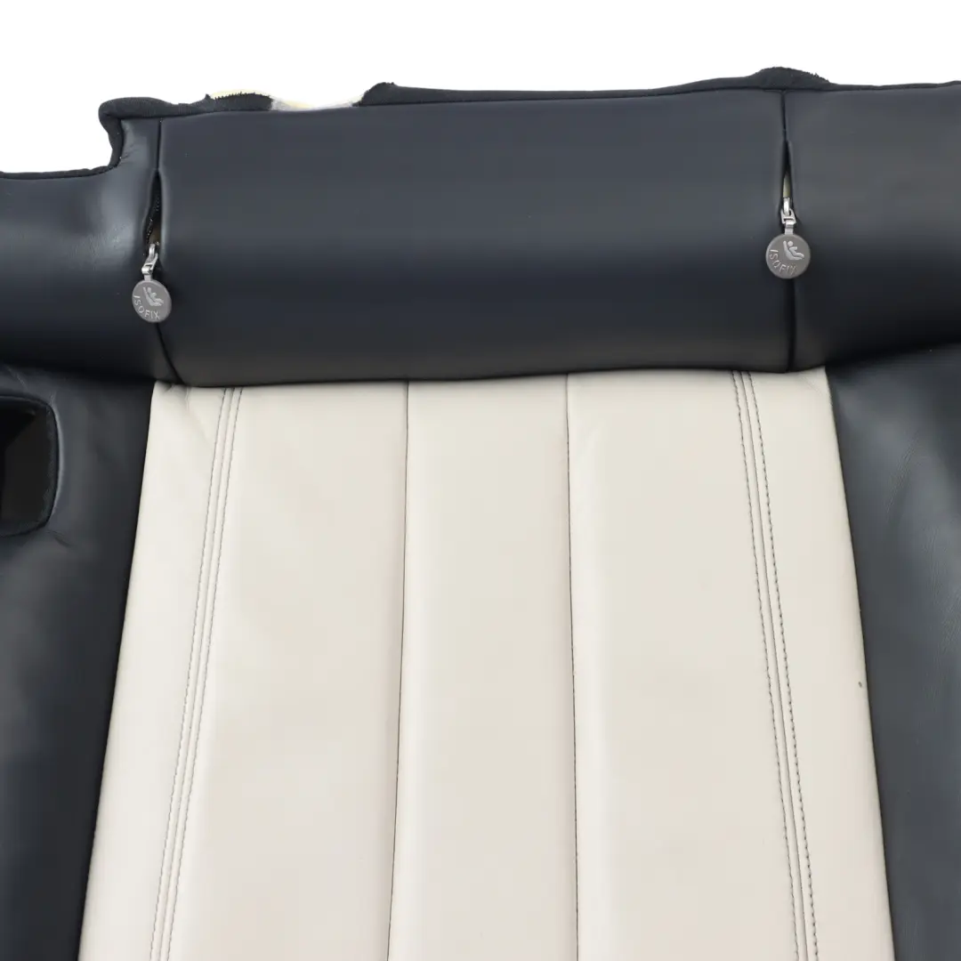 BMW X6 F16 Seat Bench Rear Couch Sofa Covering Leather Nappa Ivory White Black