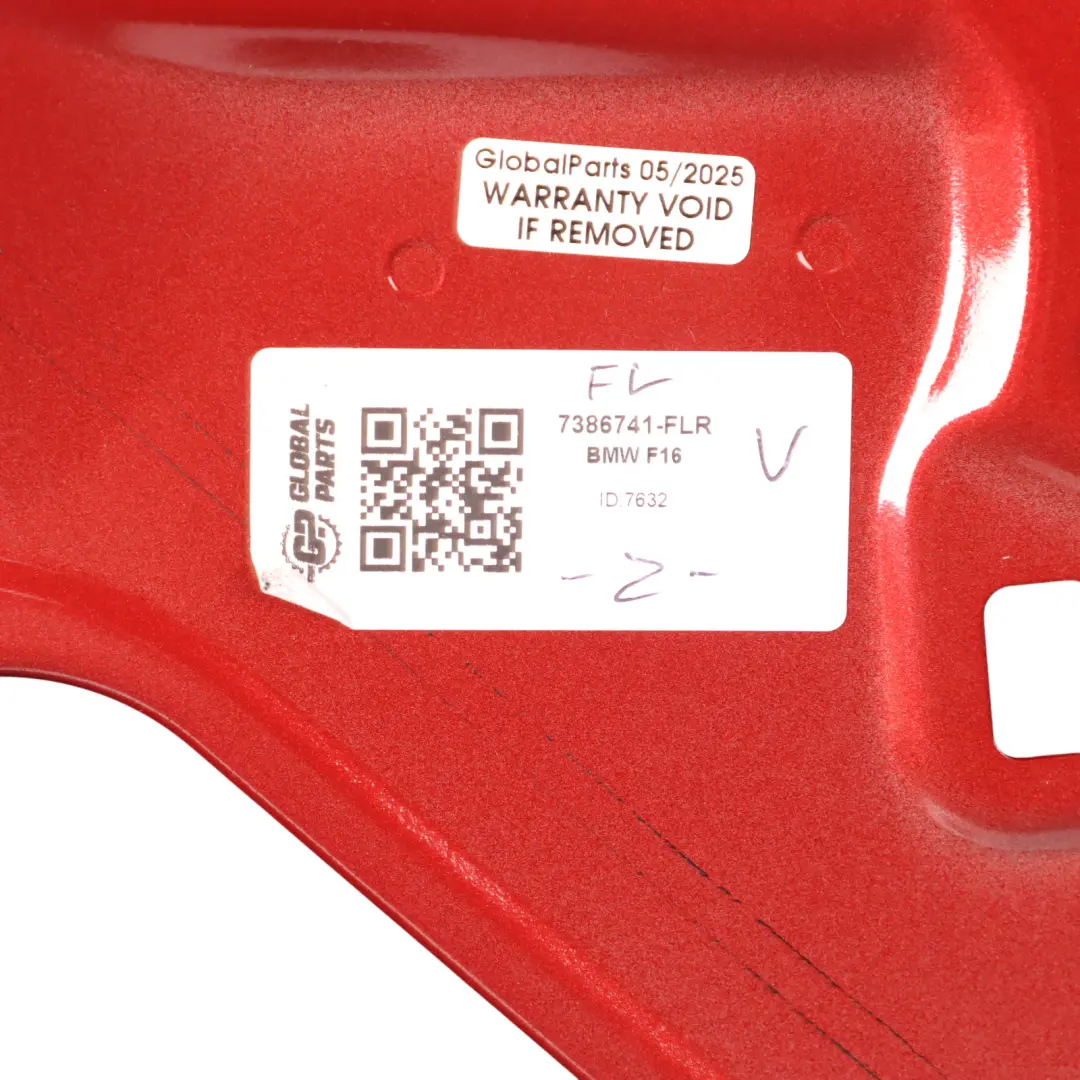 BMW X6 F16 Door Front Left N/S Flamenco Red Brilliant Effect - C06