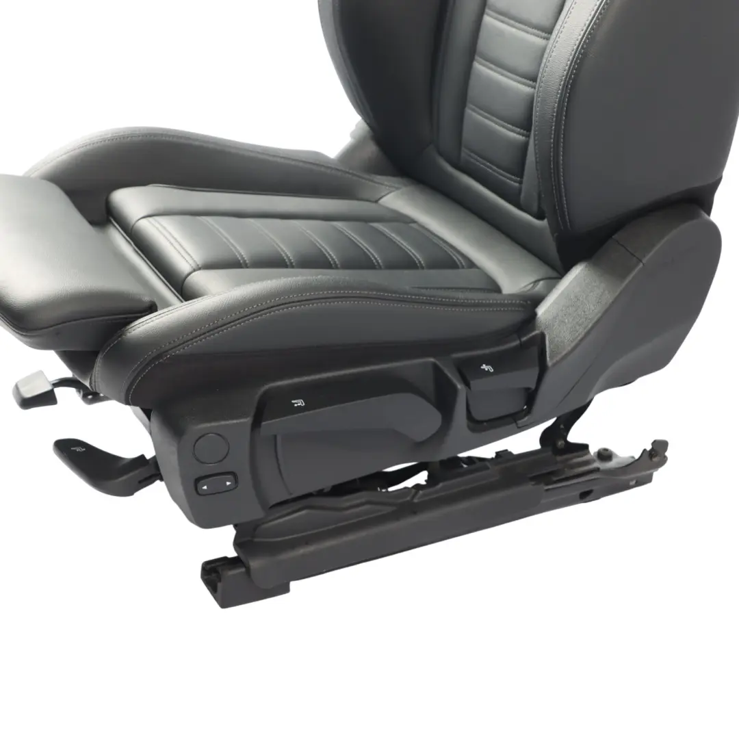 Front Seat BMW G20 G21 Sport Left N/S Leather Vernasca Black Gray Stitch