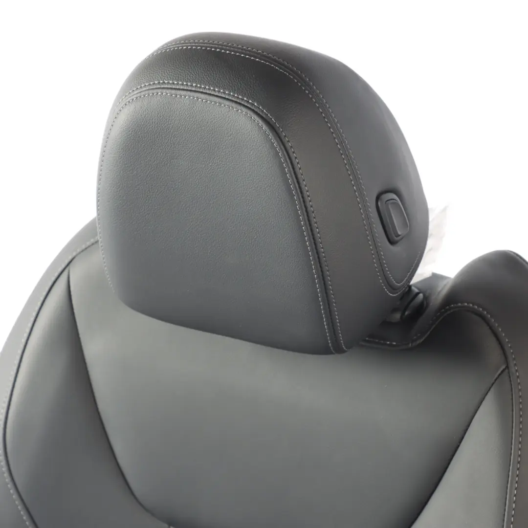 Front Seat BMW G20 G21 Sport Left N/S Leather Vernasca Black Gray Stitch