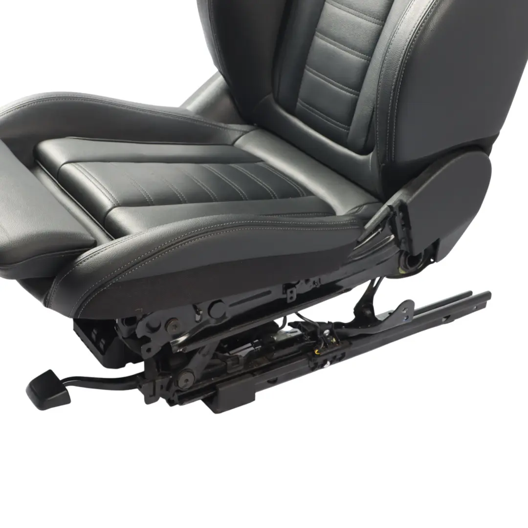 Front Seat BMW G20 G21 Sport Right O/S Leather Vernasca Black Gray Threads