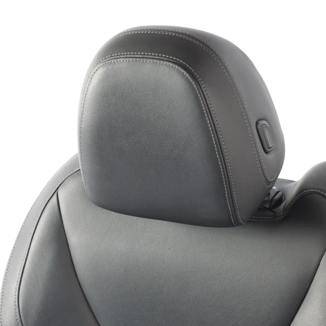Front Seat BMW G20 G21 Sport Right O/S Leather Vernasca Black Gray Threads