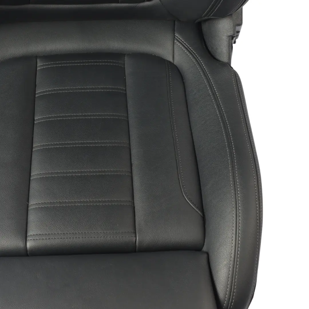 Front Seat BMW G20 G21 Sport Right O/S Leather Vernasca Black Gray Threads