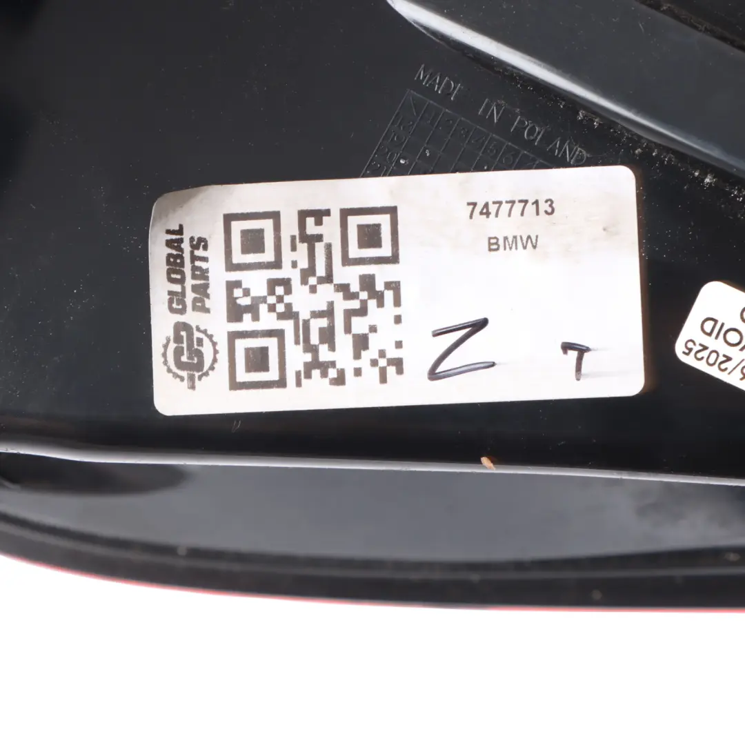 BMW F48 LCI Rear Outer LED Tail Light Lamp Panel Left N/S 7477713
