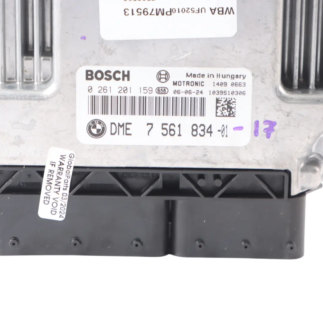 BMW E87 E90 E91 120 320i N46 150HP Engine Control ECU Kit DME 7561834 Automatic