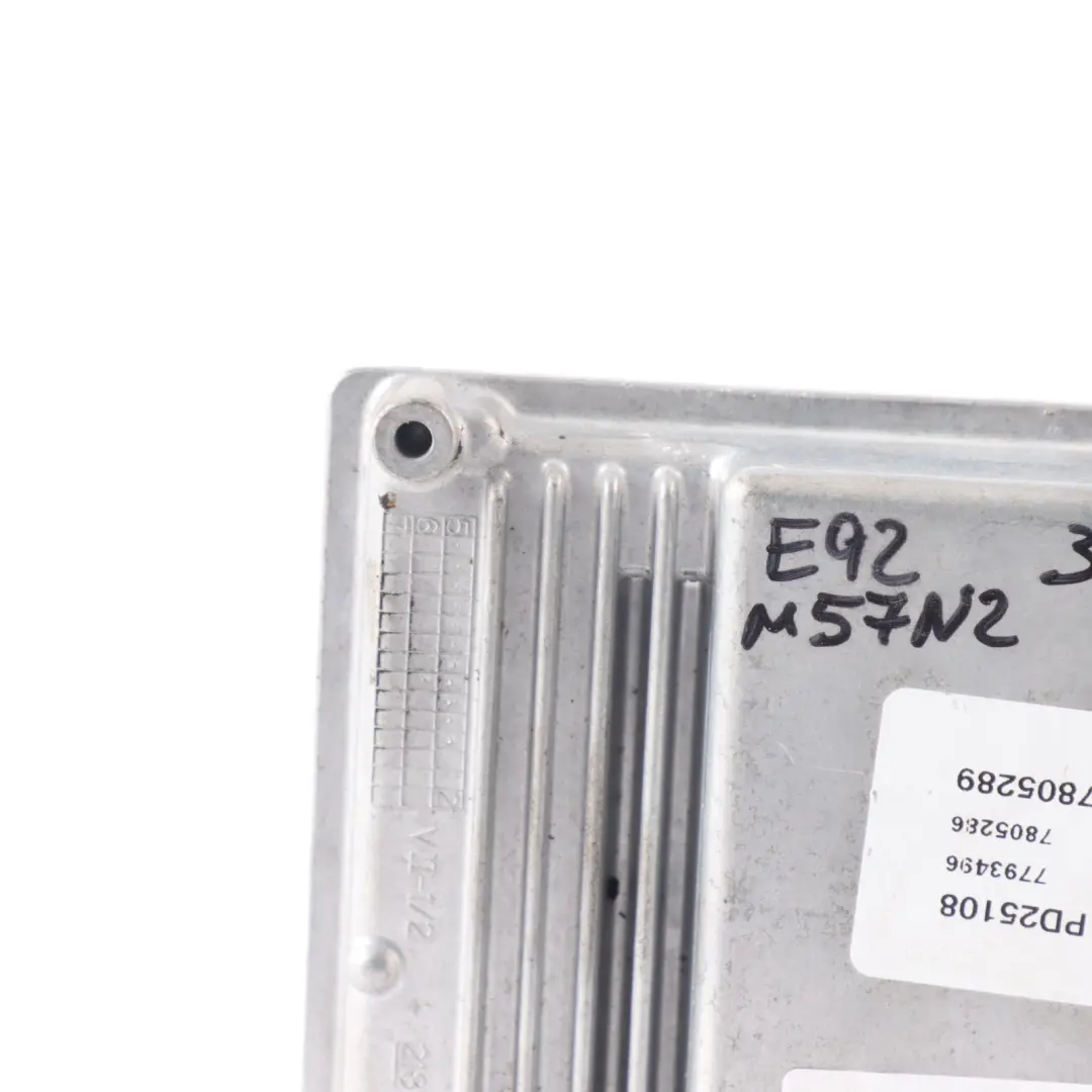 M57N2 231HP Engine Control Module ECU DDE Manual BMW E92 E93 Diesel 330d - SKU 7805286-5 - Part number 7805286