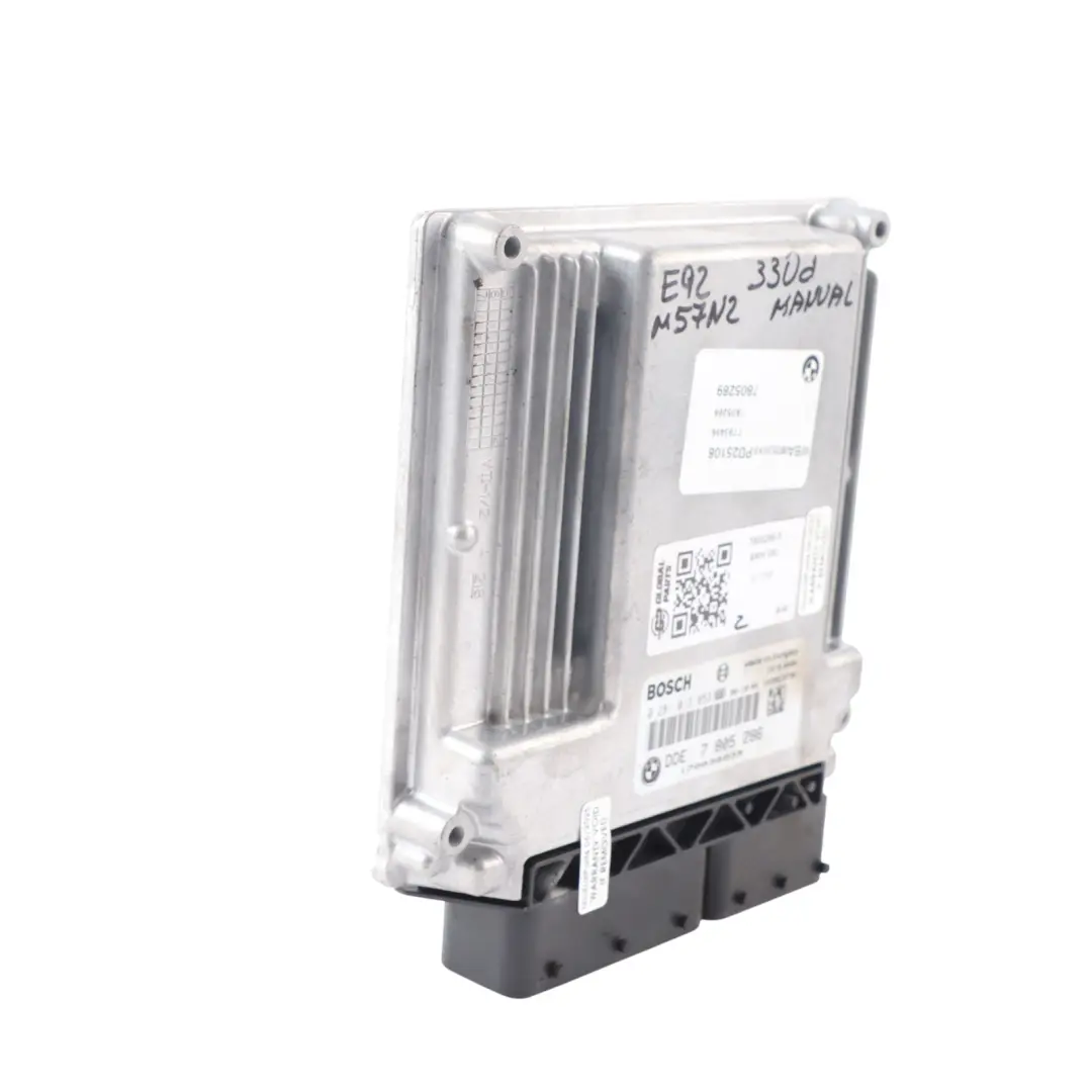 M57N2 231HP Engine Control Module ECU DDE Manual BMW E92 E93 Diesel 330d - SKU 7805286-5 - Part number 7805286